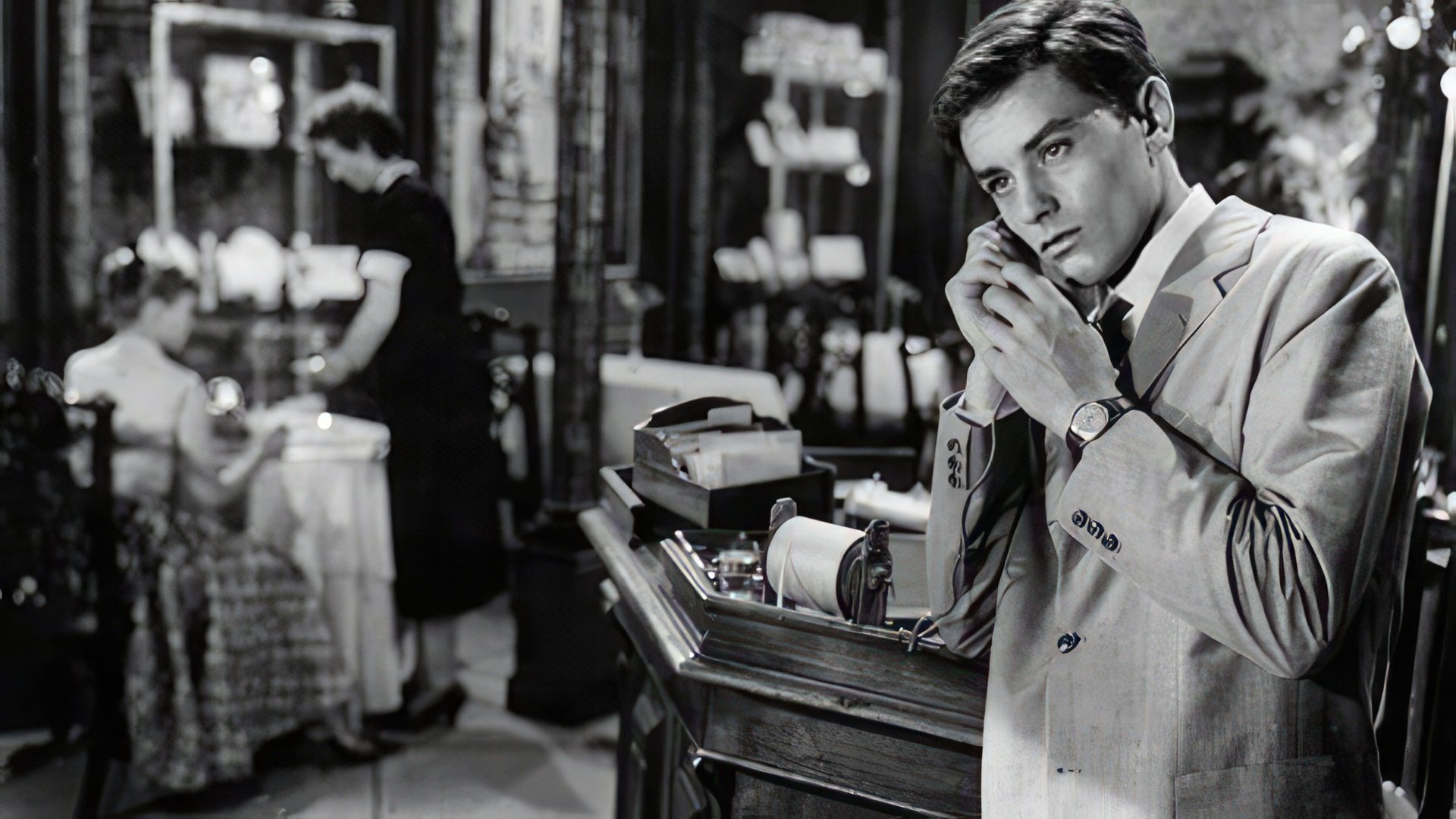 Alain Delon in the film 'When a Woman Meddles'