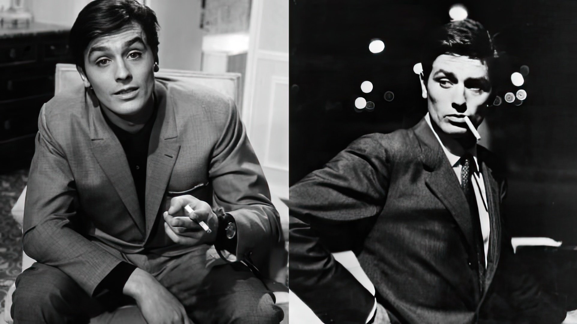 Alain Delon, sex symbol of French cinema in the 1960s