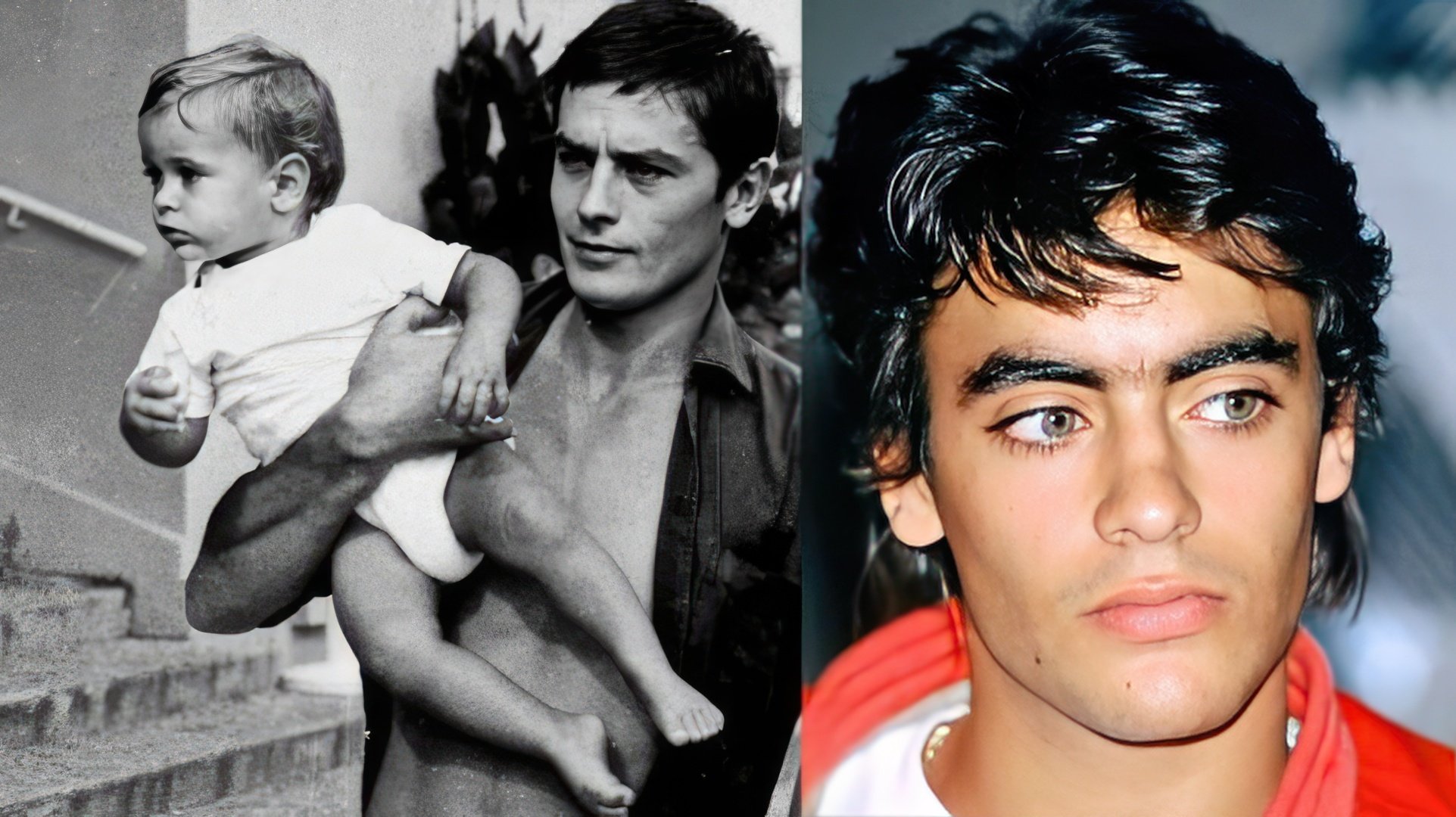 Anthony Delon, middle son of Alain Delon