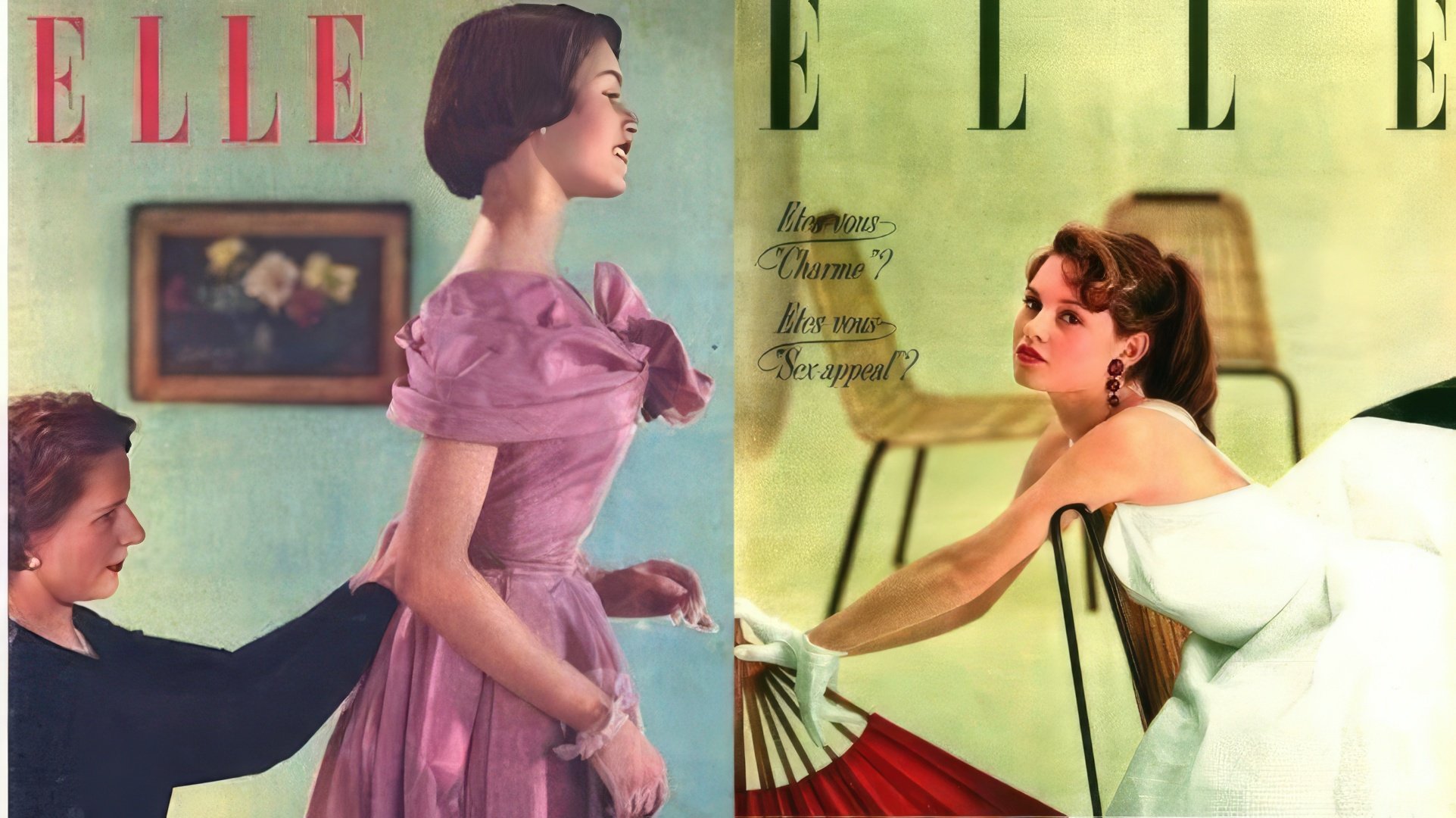 Brigitte Bardot on the covers of Elle