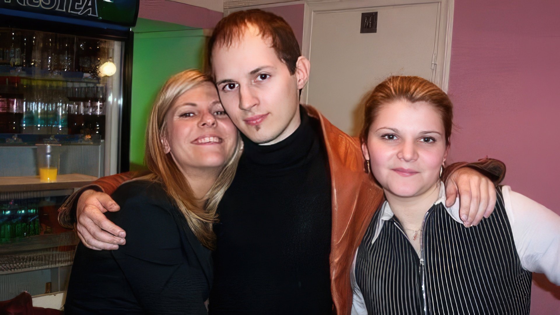 Daria Bondarenko (left), Pavel Durov's ex-girlfriend