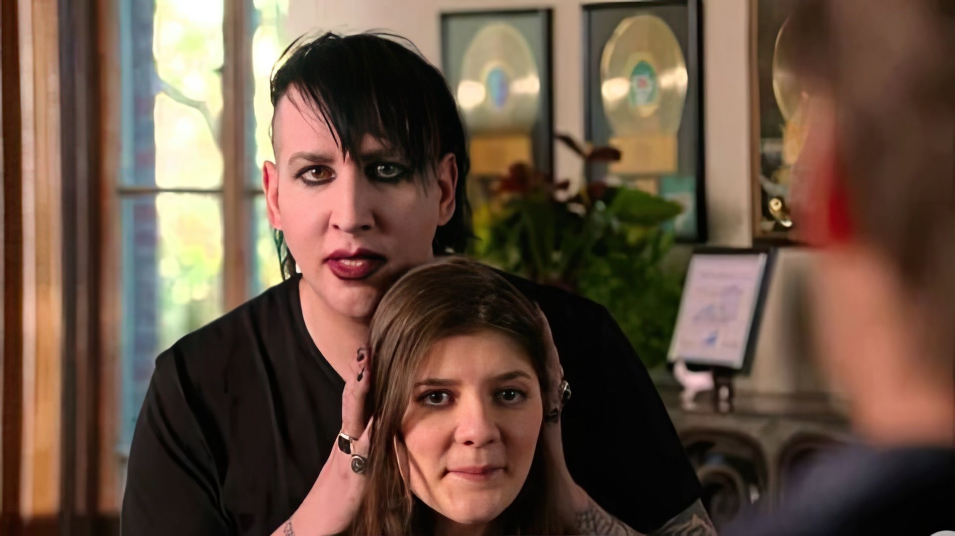 In Californication, Marilyn Manson played a cameo