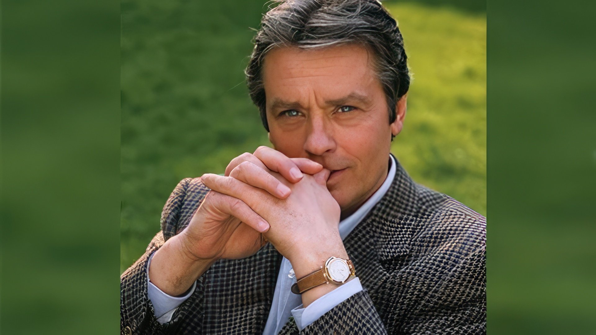 In the photo: Alain Delon