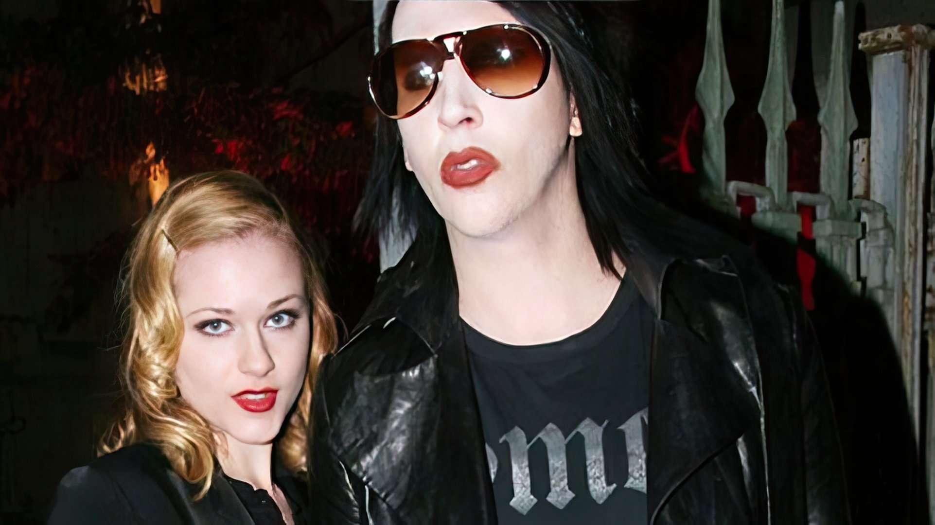 Marilyn Manson and Evan Rachel Wood