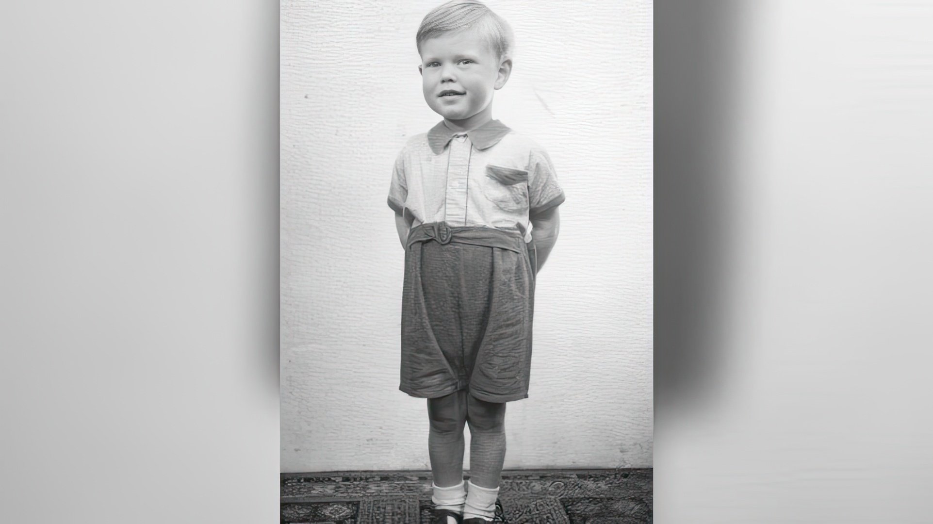 Mick Jagger as a child