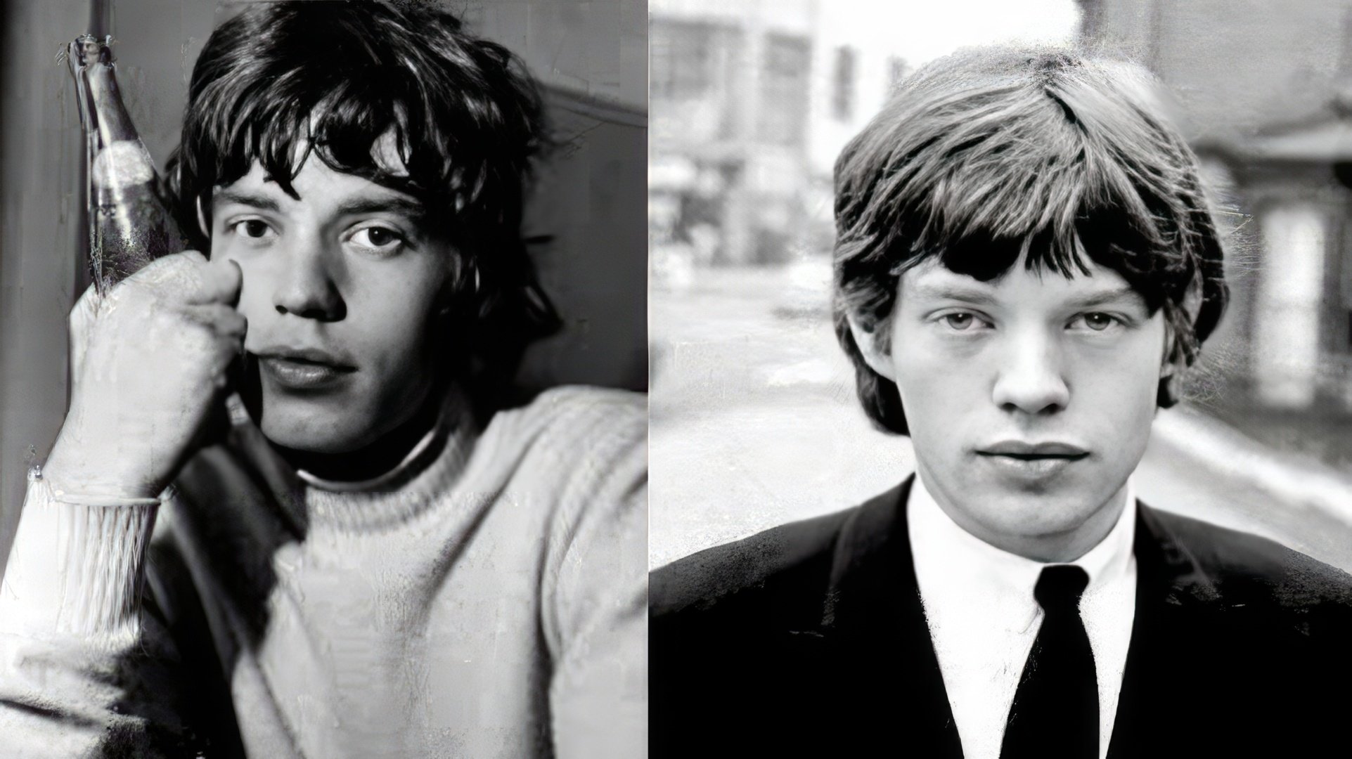 Mick Jagger as a young man