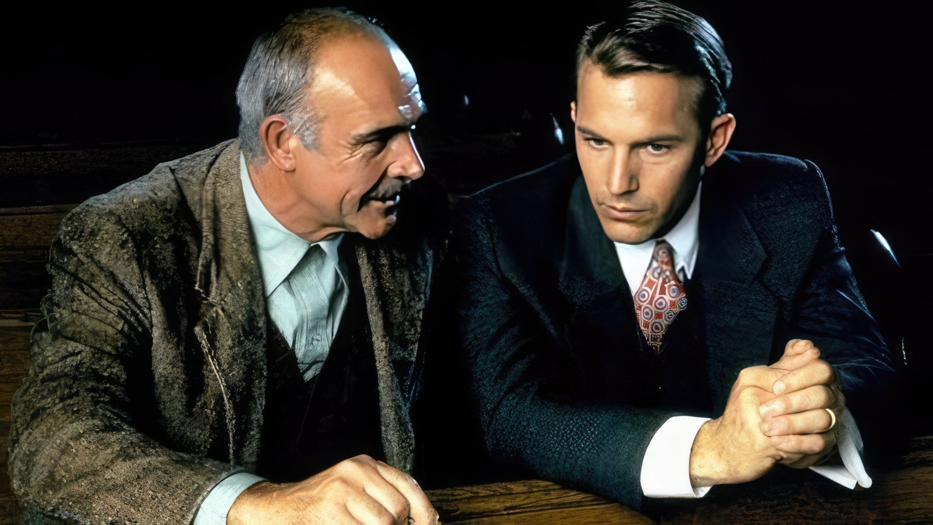 Sean Connery and Kevin Costner in 'The Untouchables'