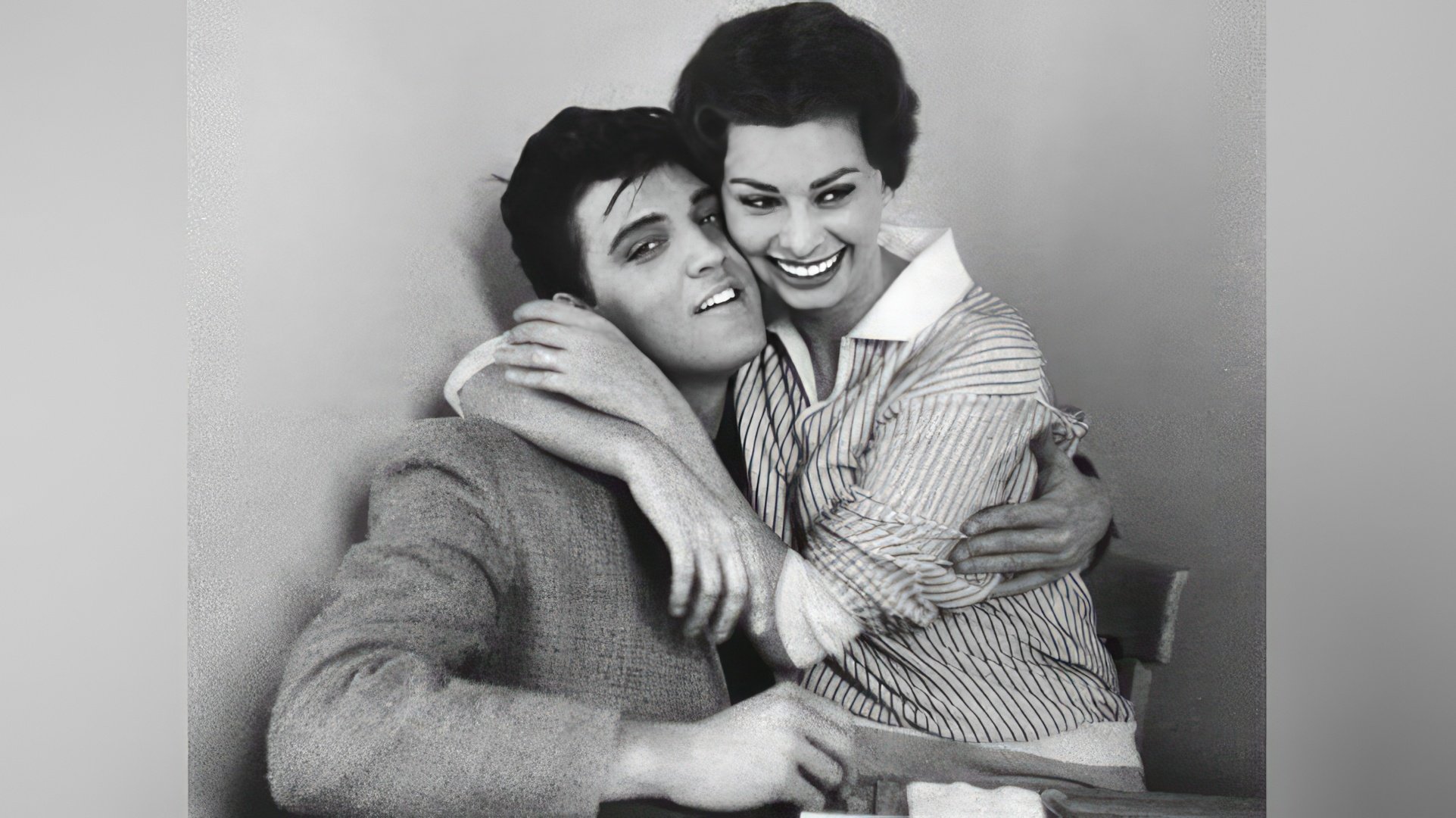 With Elvis Presley (1958)