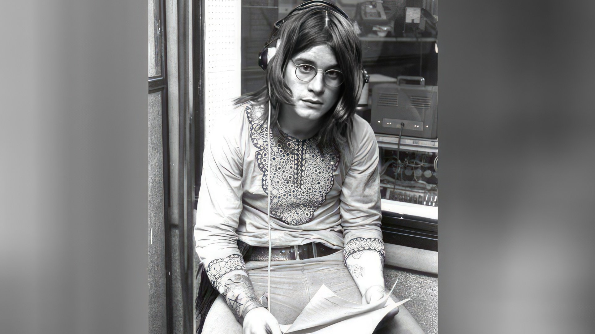 Young Ozzy Osbourne at the dawn of his career