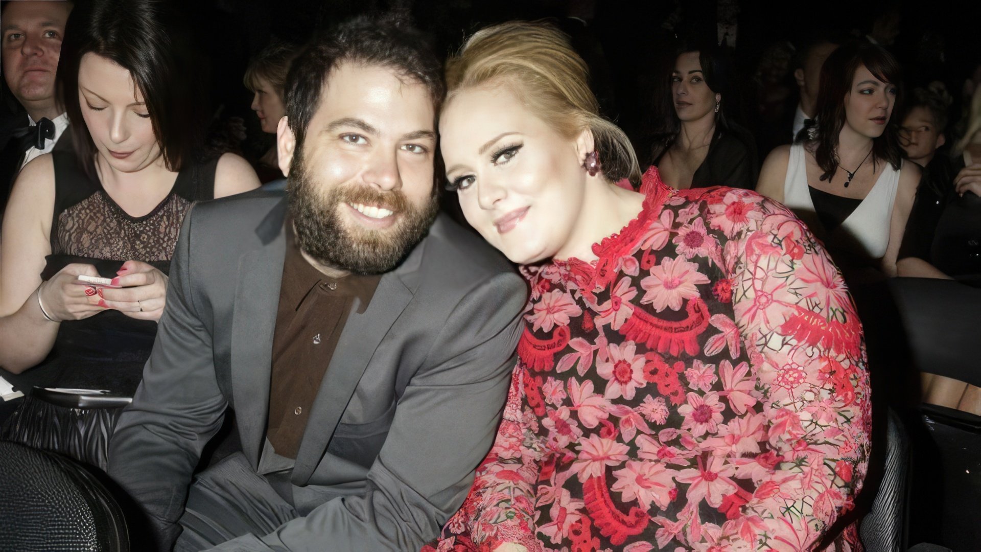 Adele and her first husband Simon Konecki