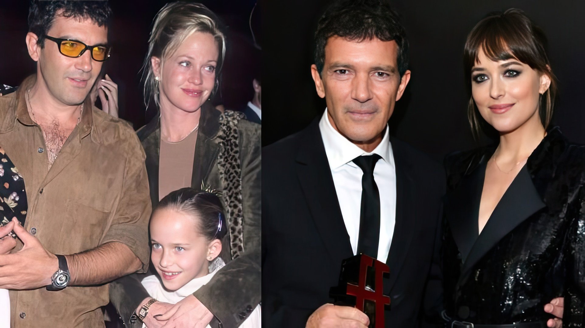 Antonio Banderas is the stepfather of Dakota Johnson, star of "Fifty Shades of Grey"