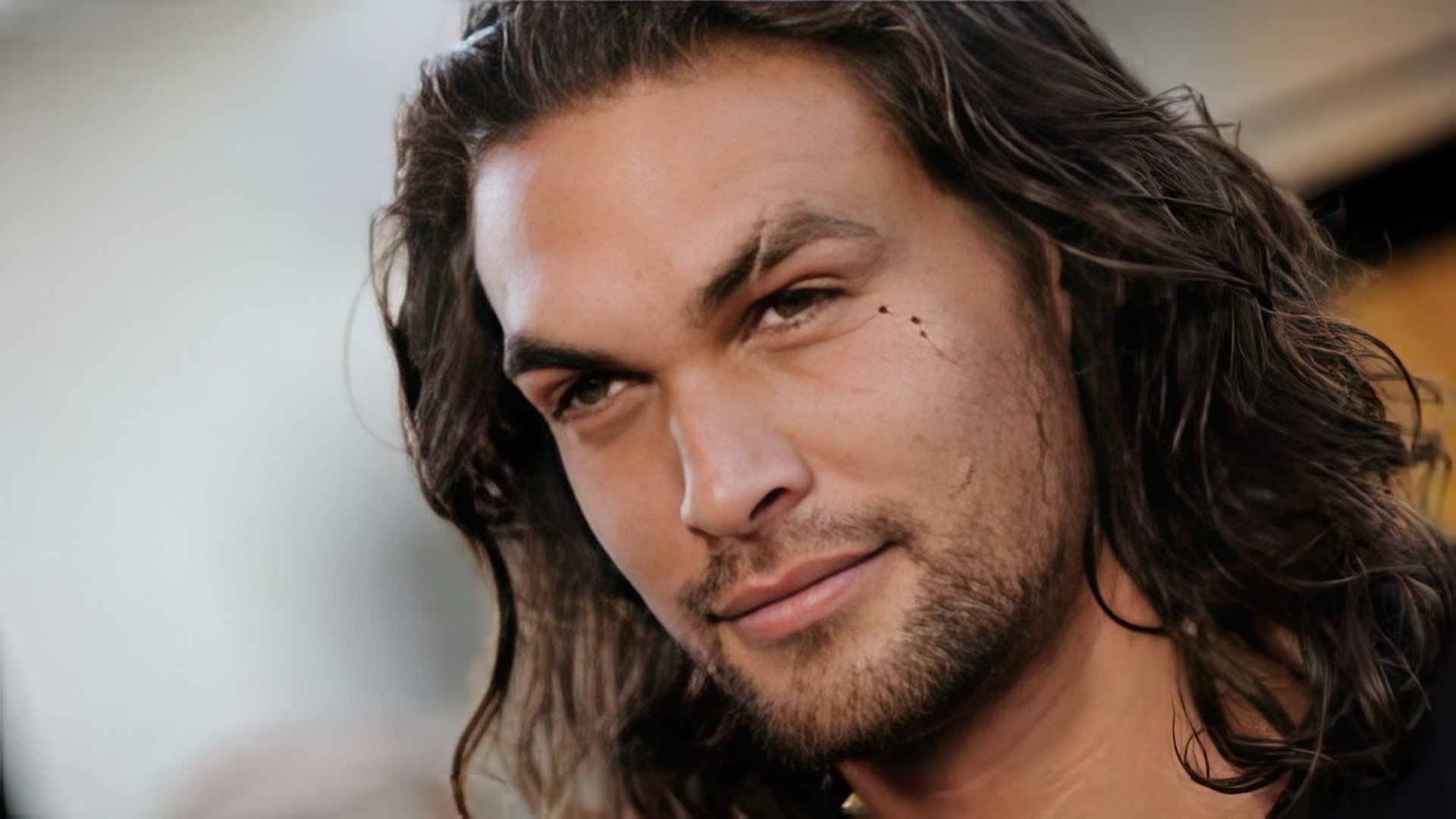 Jason Momoa's scar is as famous as his beard and hair
