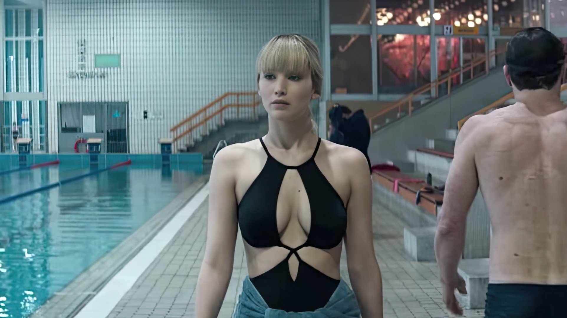 Jennifer Lawrence in a swimsuit (movie 'Red Sparrow')