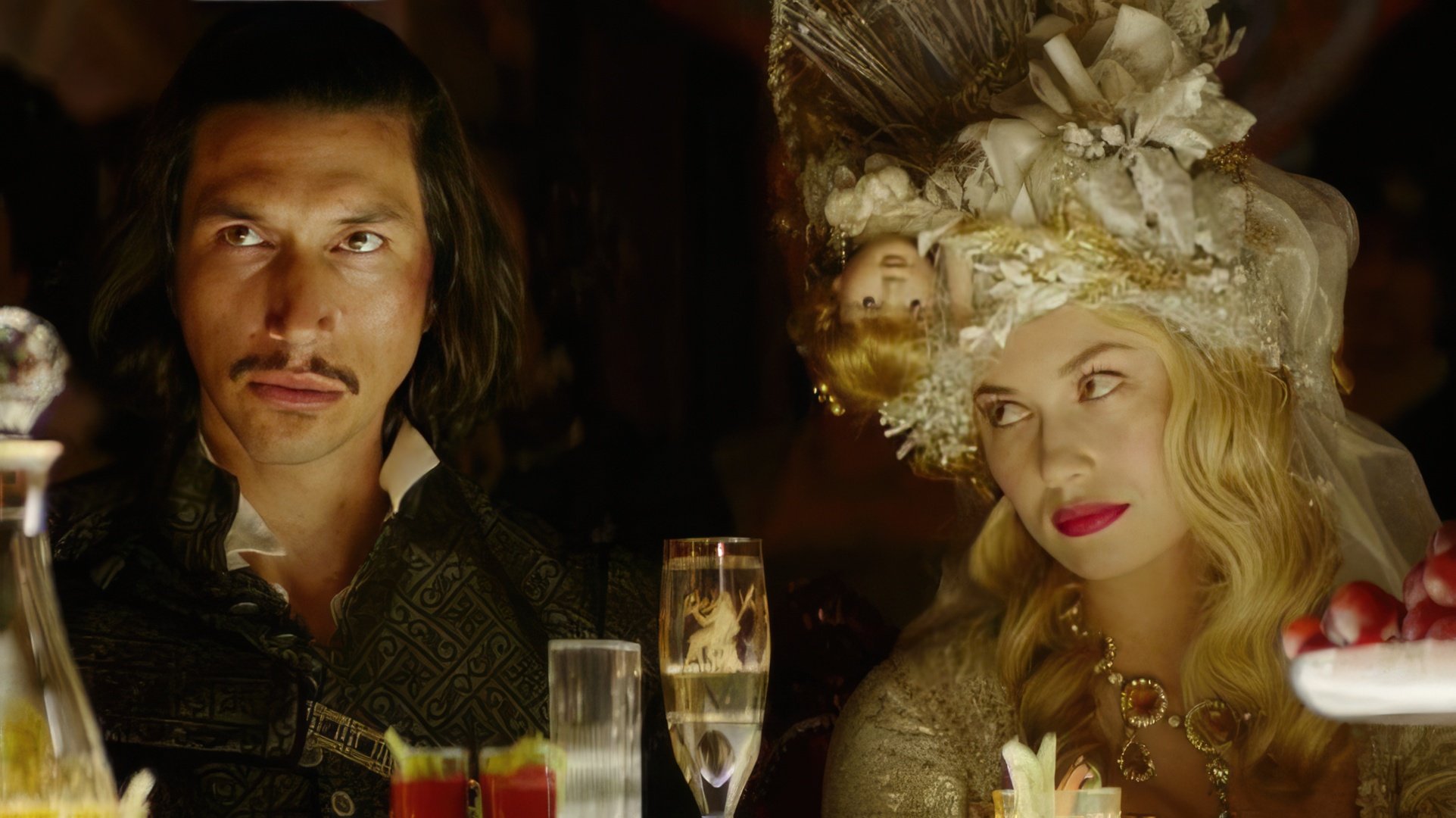 Olga Kurylenko and Adam Driver