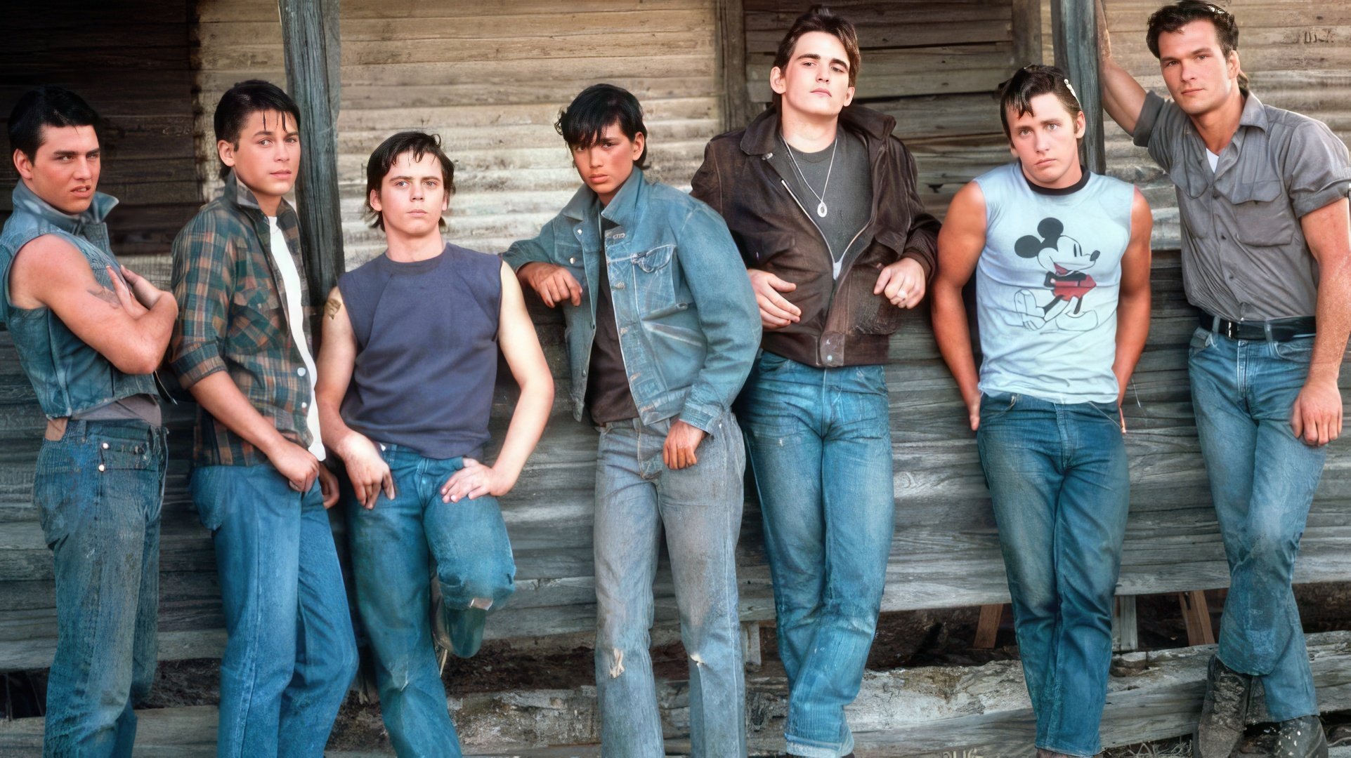 On the set of The Outsiders