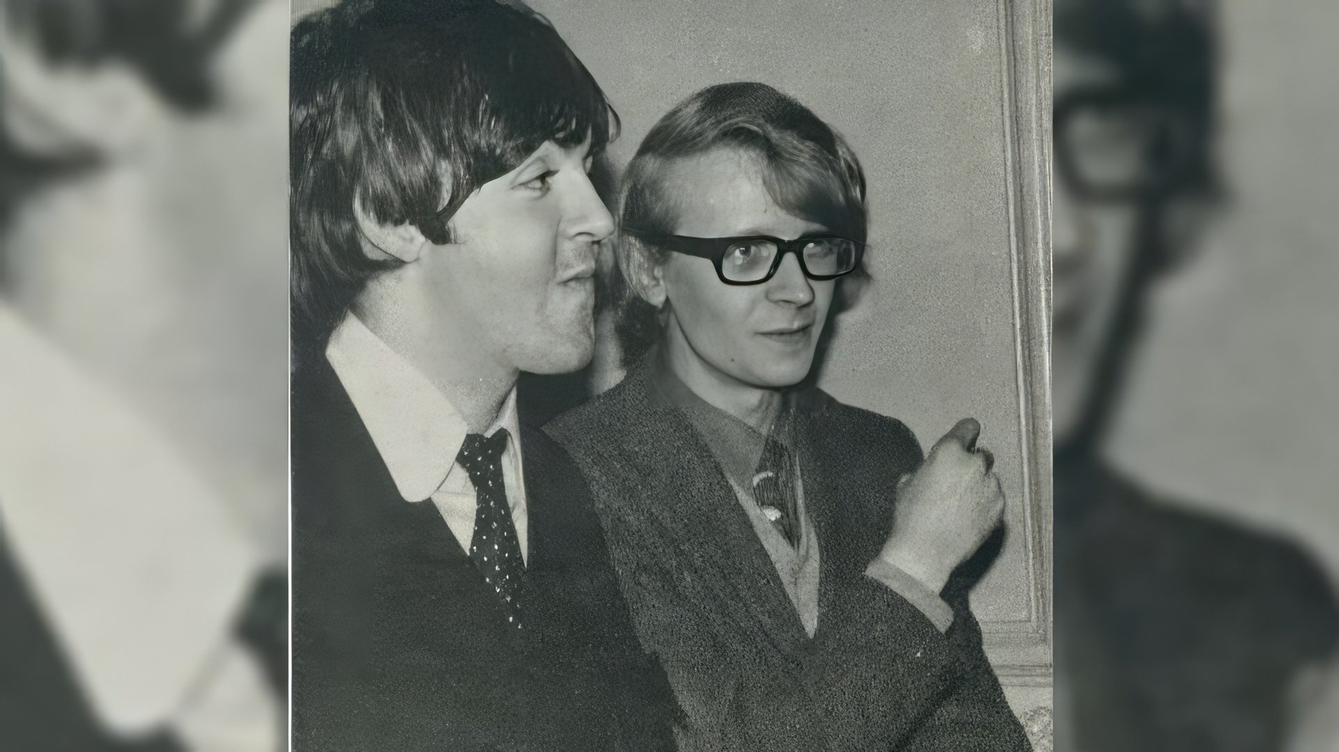 Paul McCartney and Barry Miles