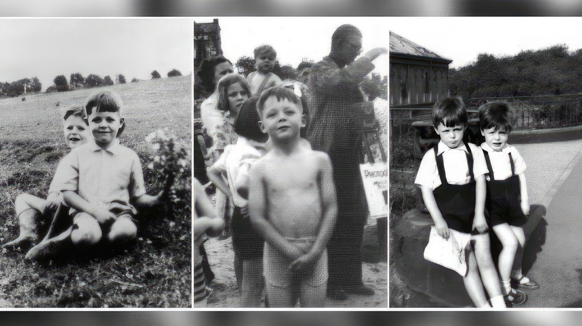 Paul McCartney as a child (pictured with his younger brother)