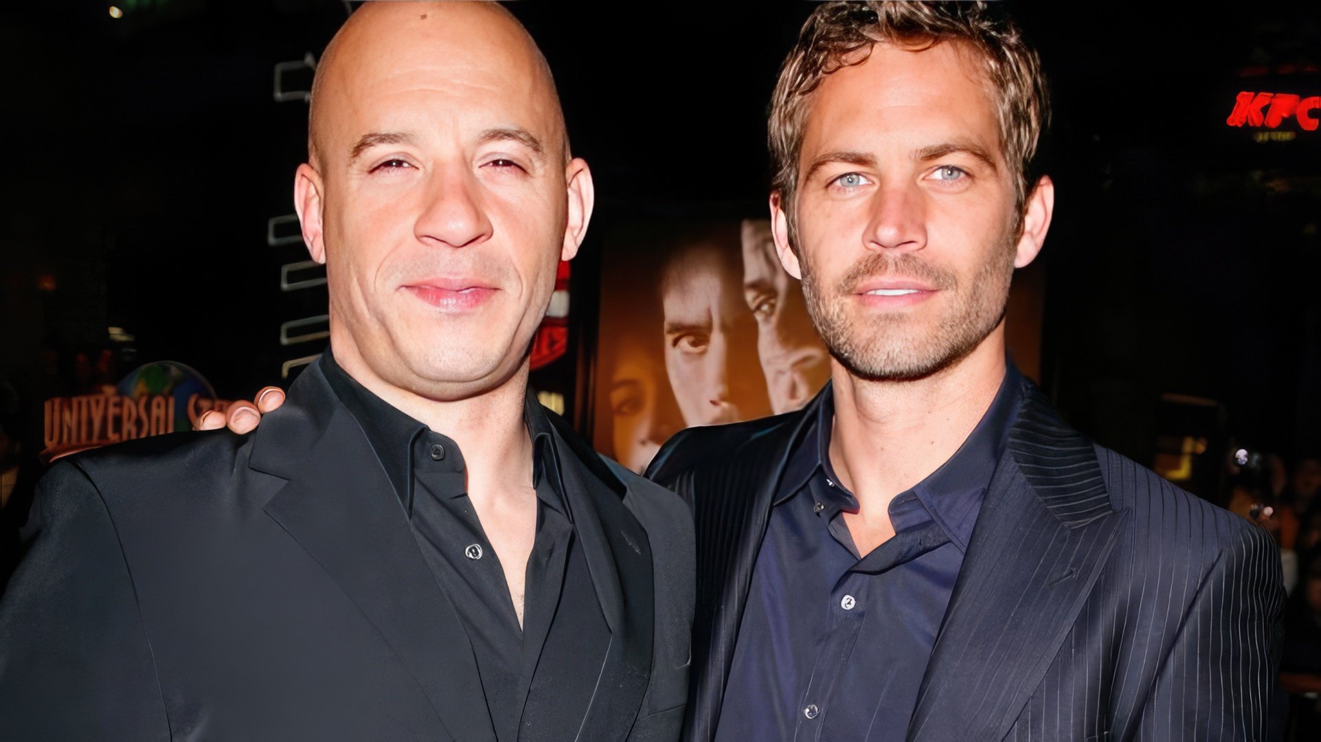 Paul Walker and Vin Diesel were friends off-screen as well