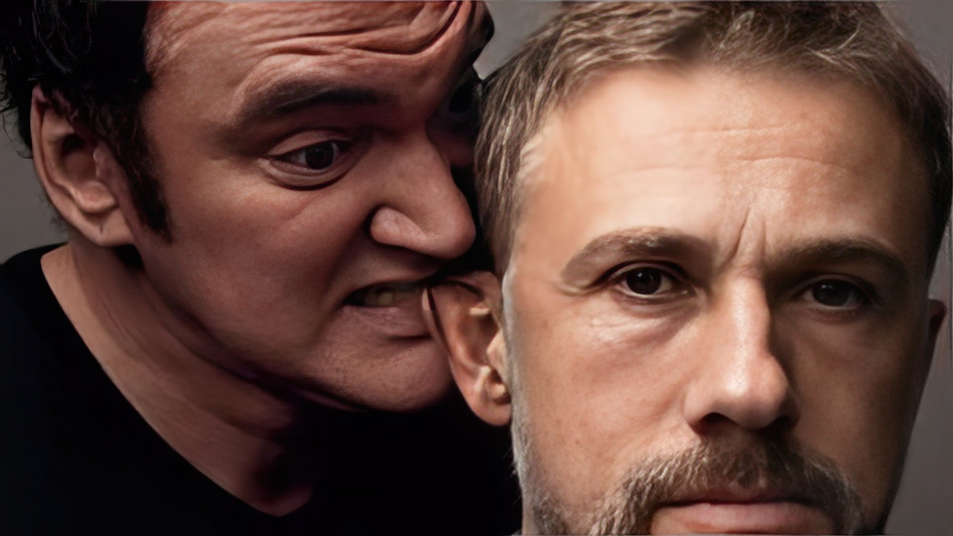 Quentin Tarantino and Christoph Waltz