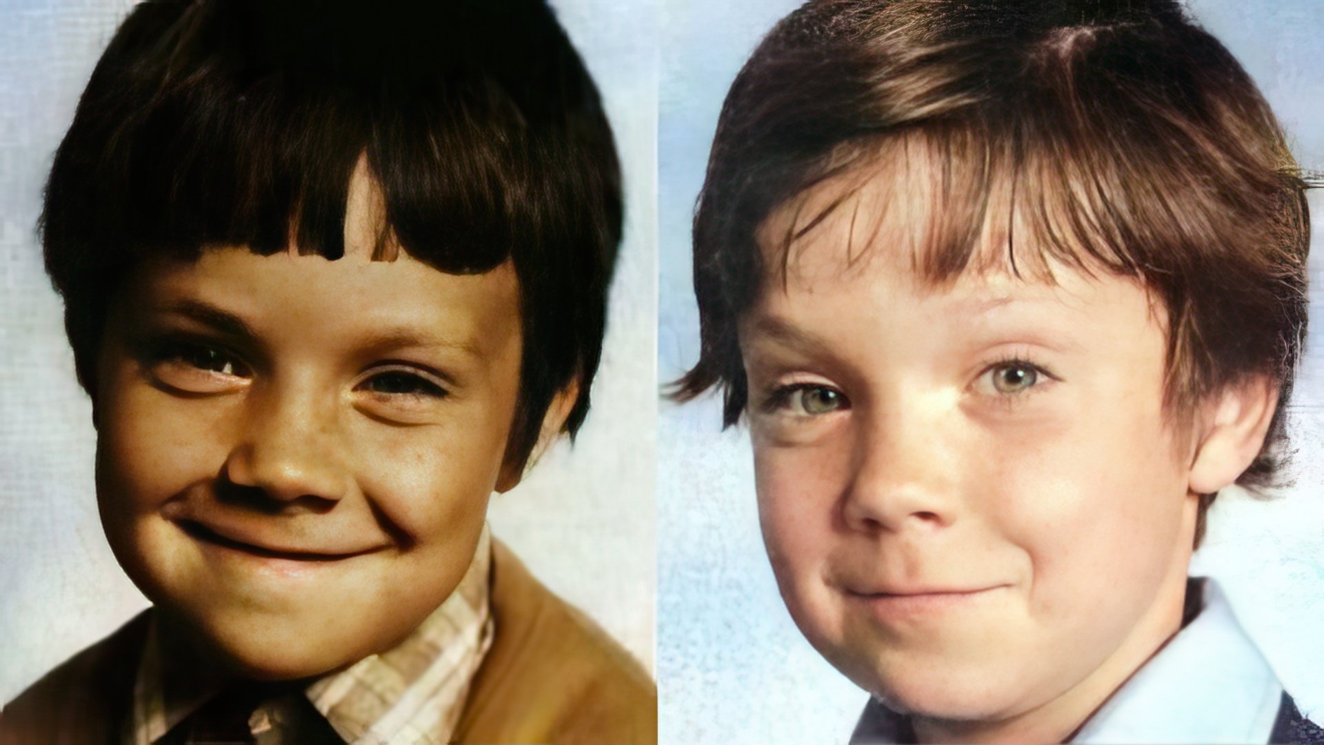 Robbie Williams as a child