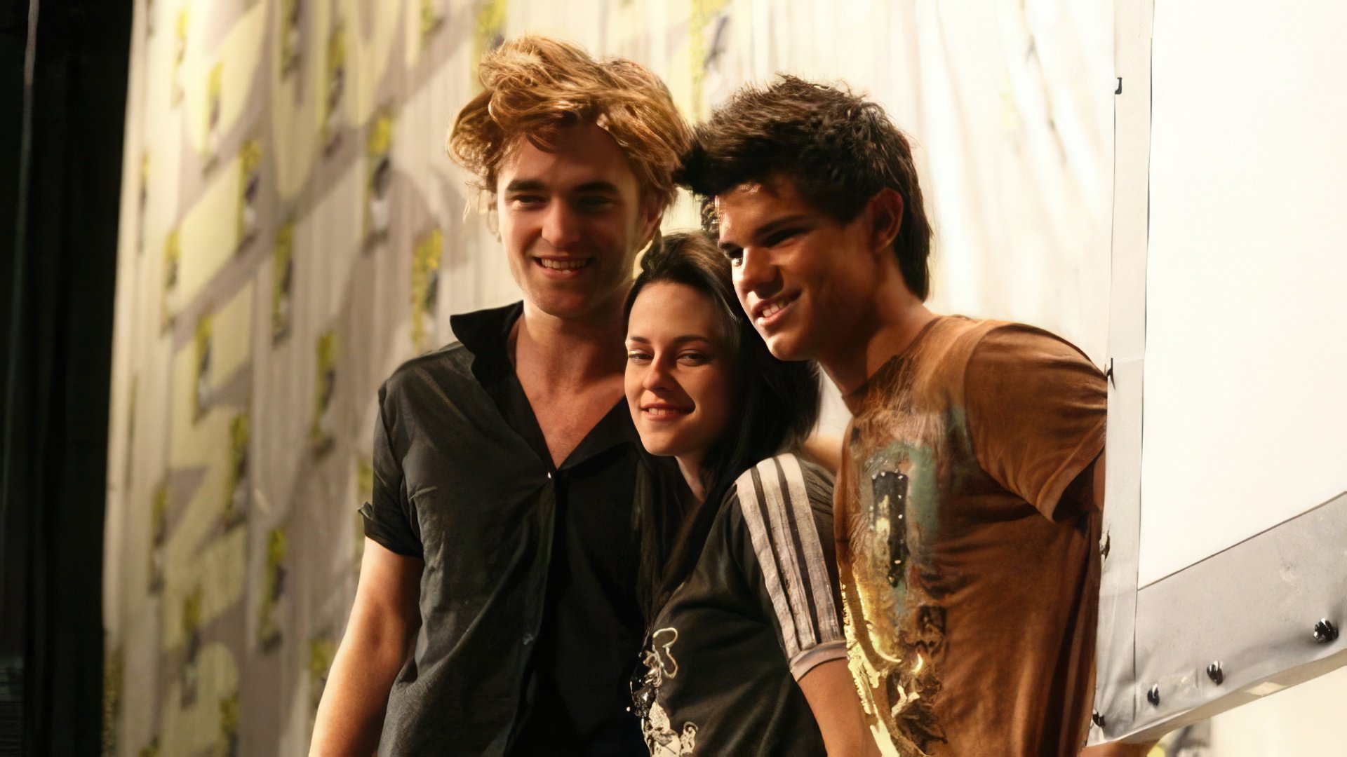 Robert Pattinson, Kristen Stewart and Taylor Lautner