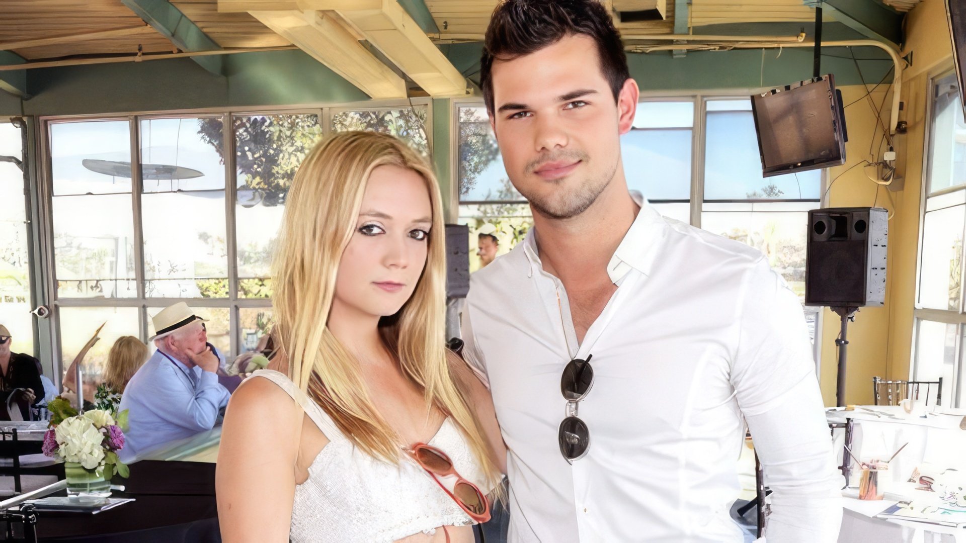 Taylor Lautner and Billie Lourd