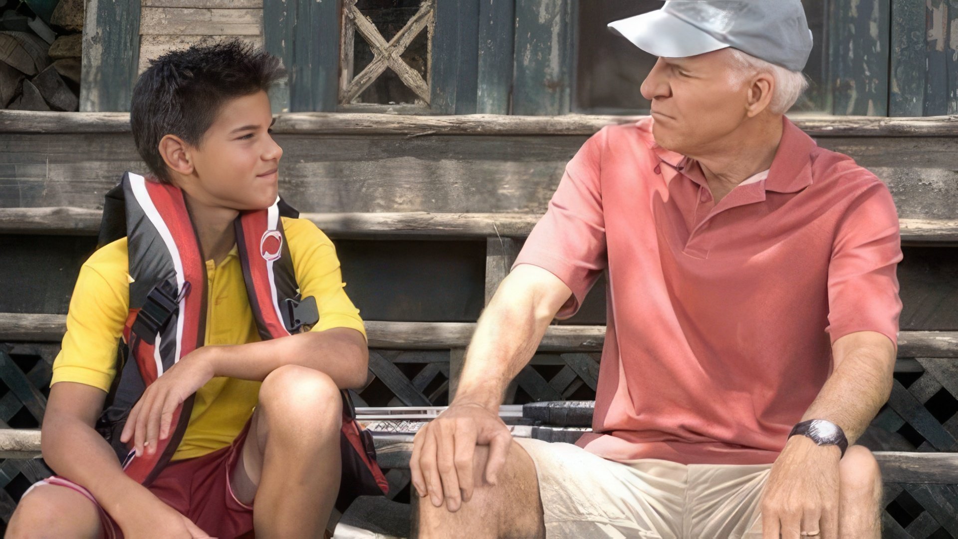 Taylor Lautner and Steve Martin in 'Cheaper by the Dozen 2'