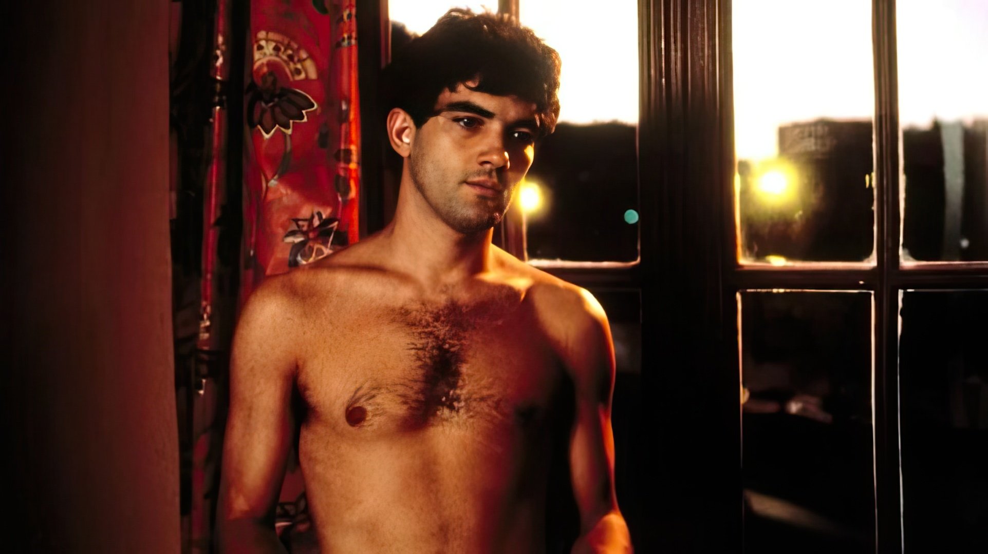 Young Antonio Banderas in the film "Matador"