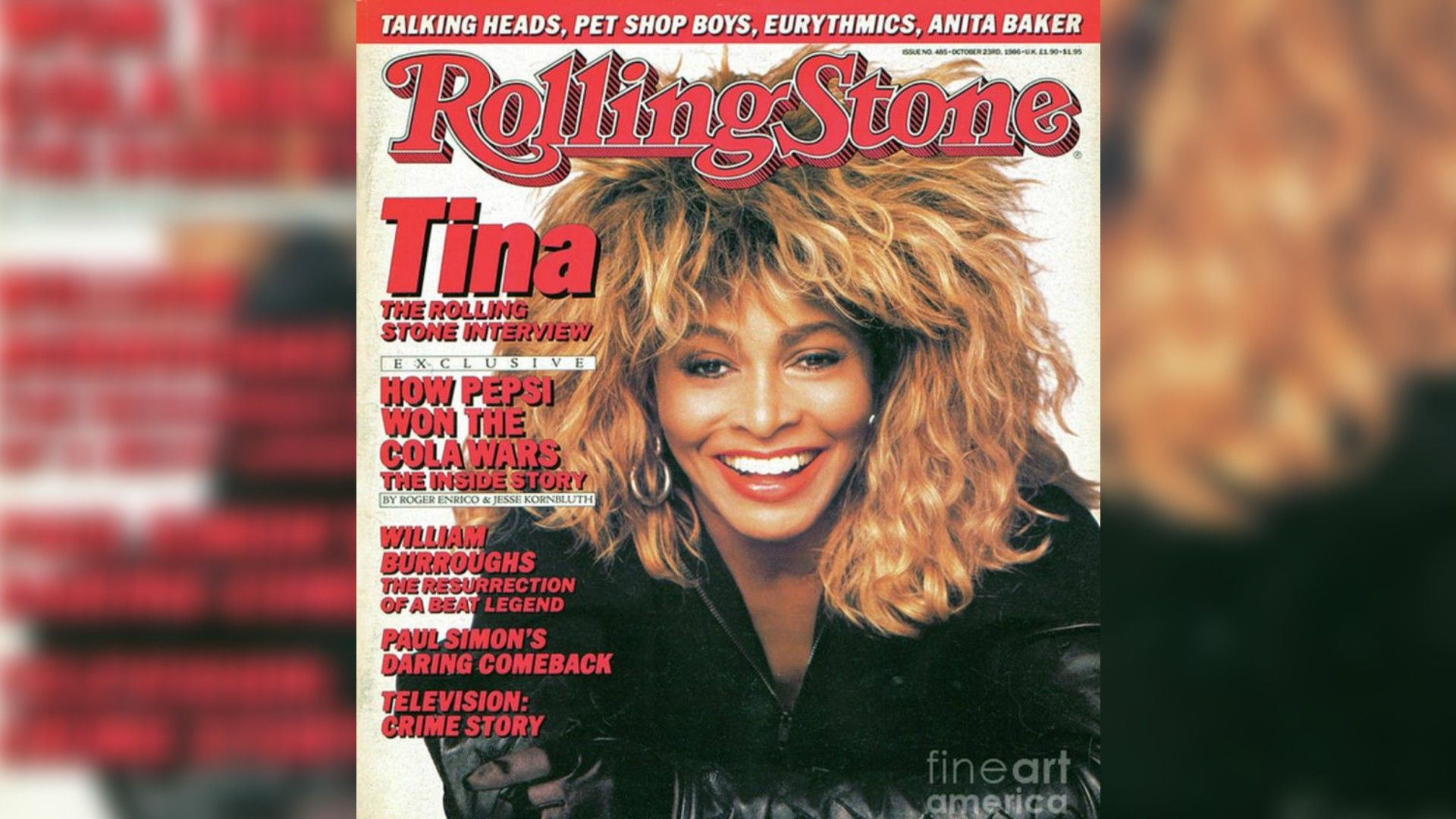 Тина Тёрнер on Rolling Stone cover