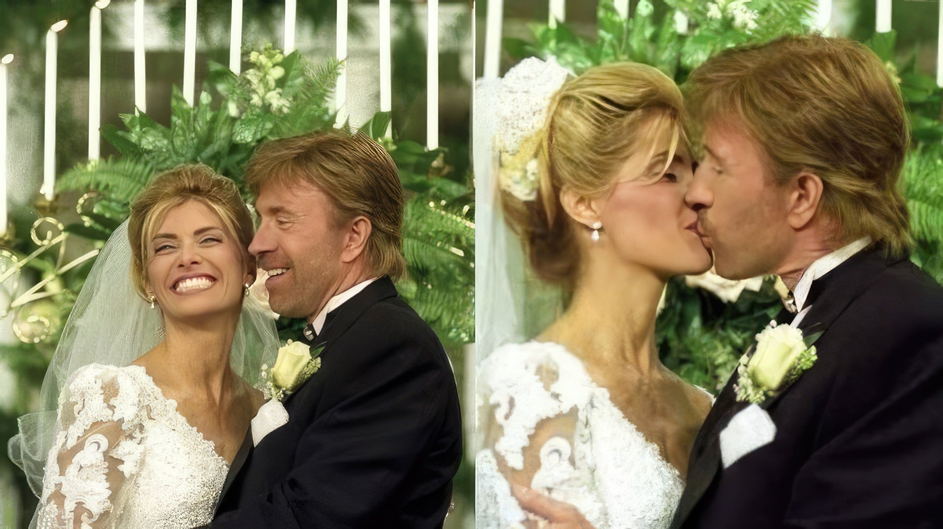 The wedding of Chuck Norris and Gine O'Kelley