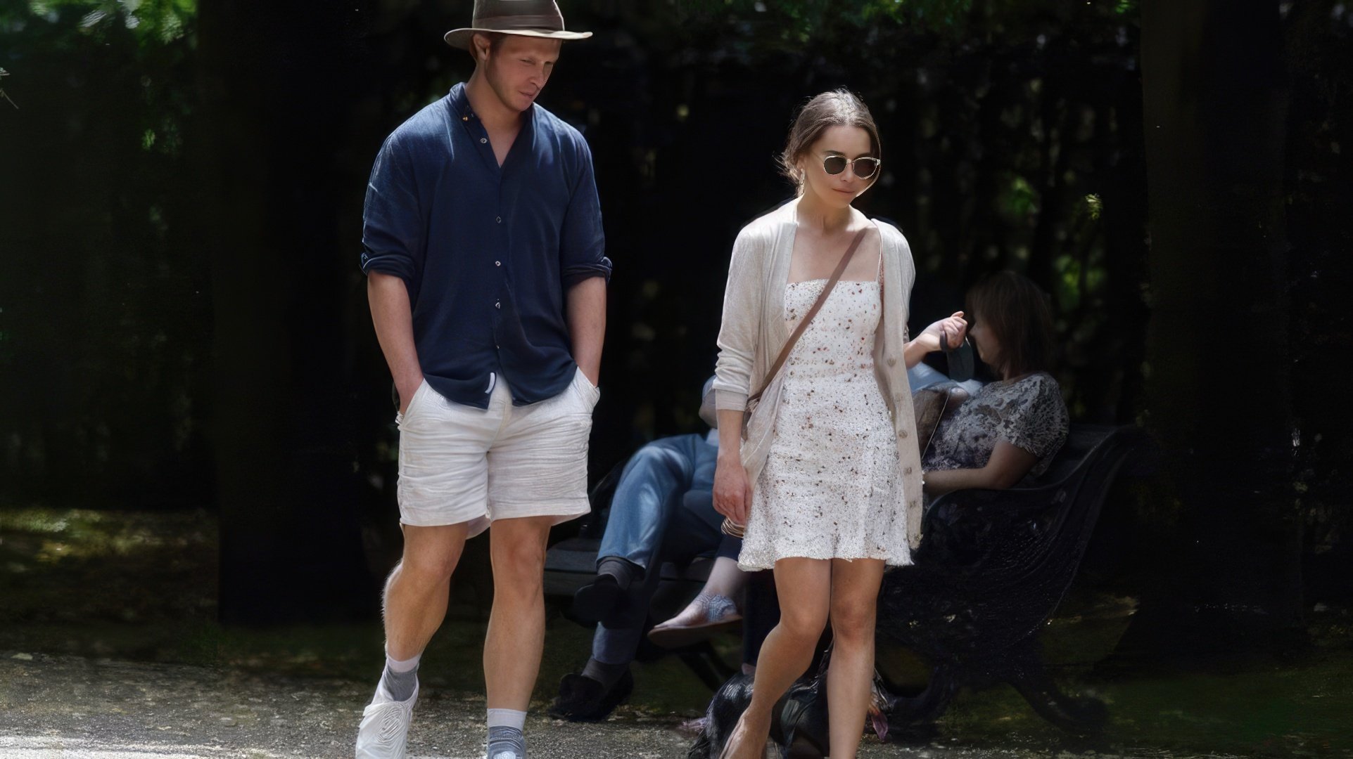 Emilia Clarke and Tom Turner