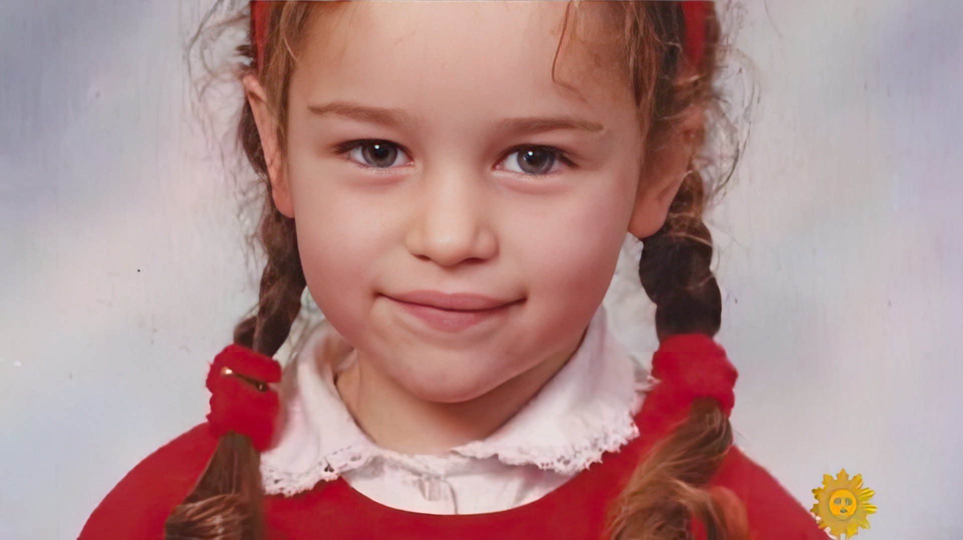 Emilia Clarke as a child