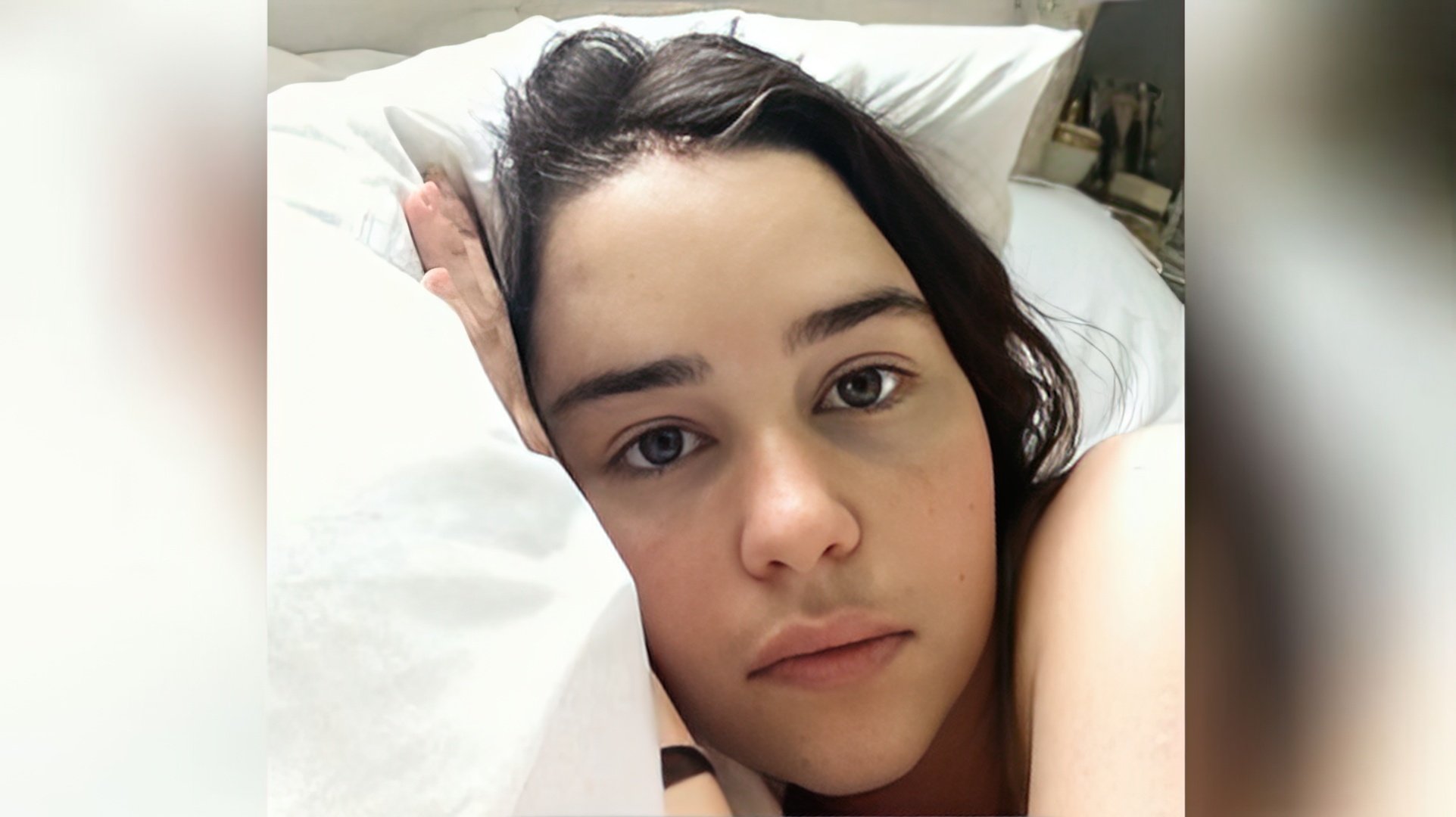 Emilia Clarke without makeup