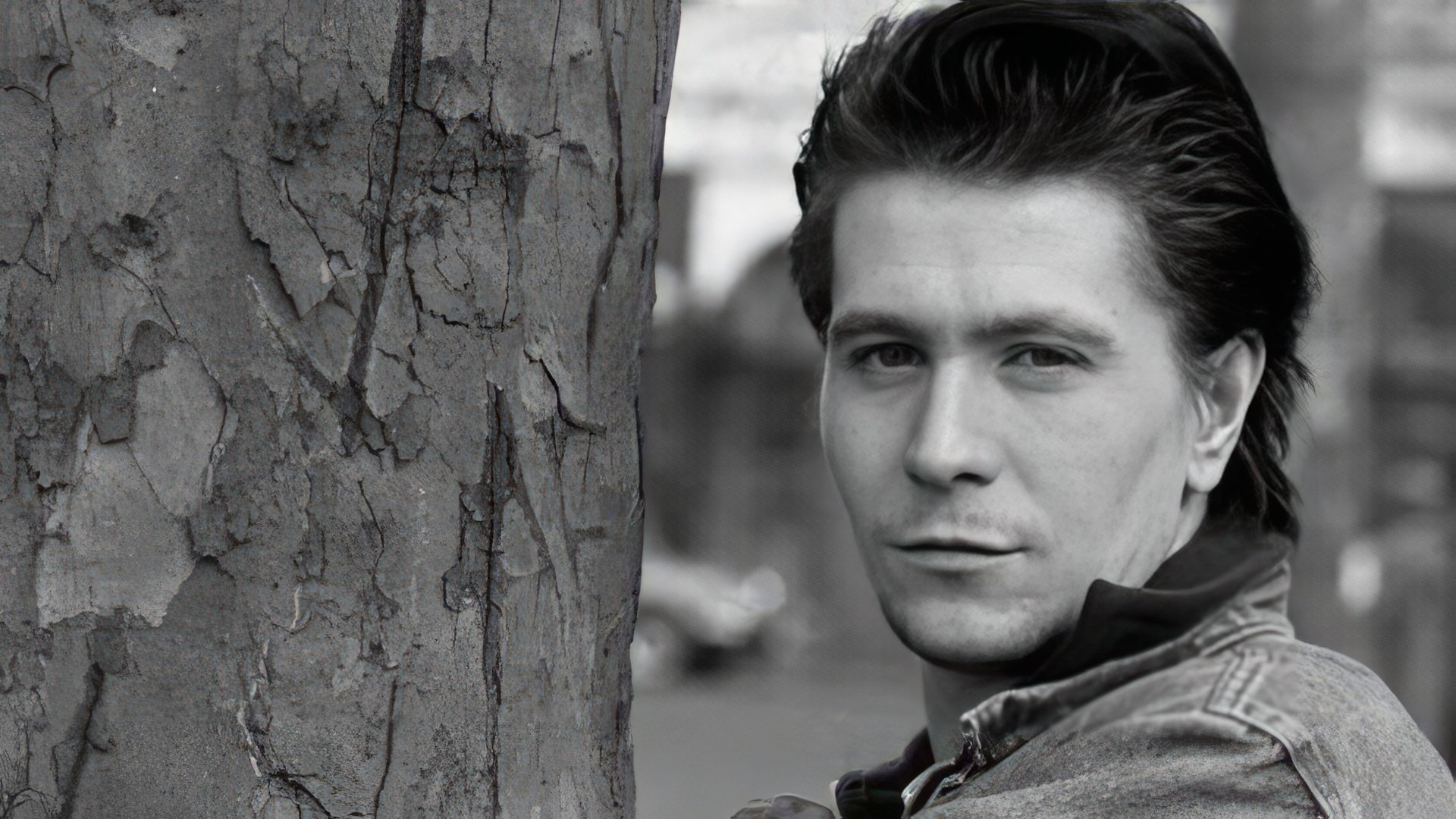 Gary Oldman as a young man