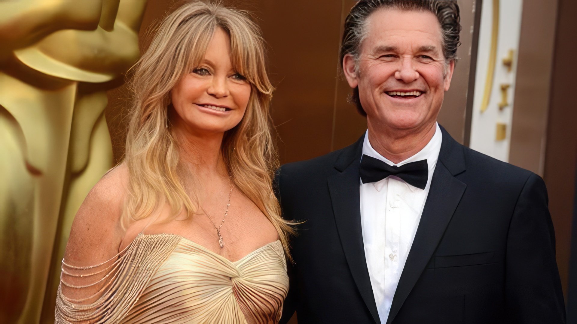 Goldie Hawn with Kurt Russell