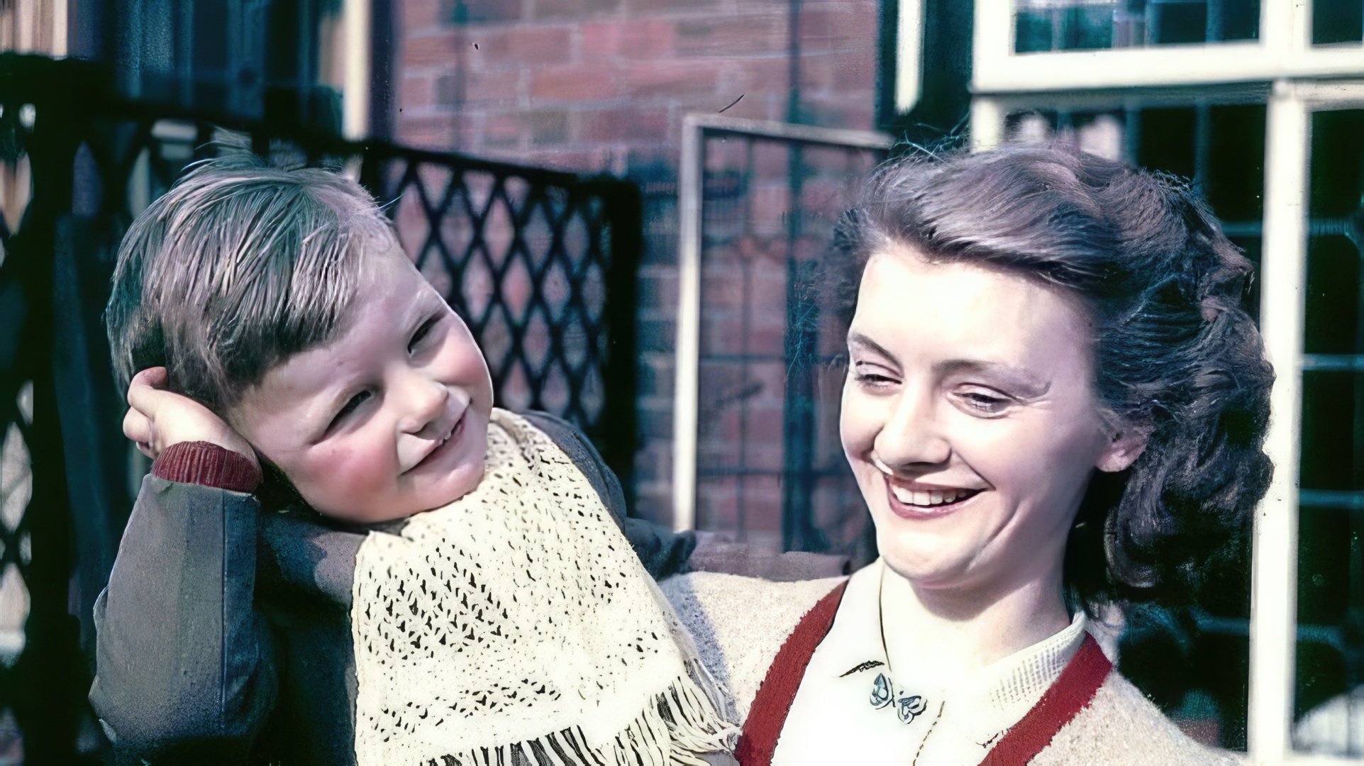 Young Gordon Sumner (in the photo with his aunt)
