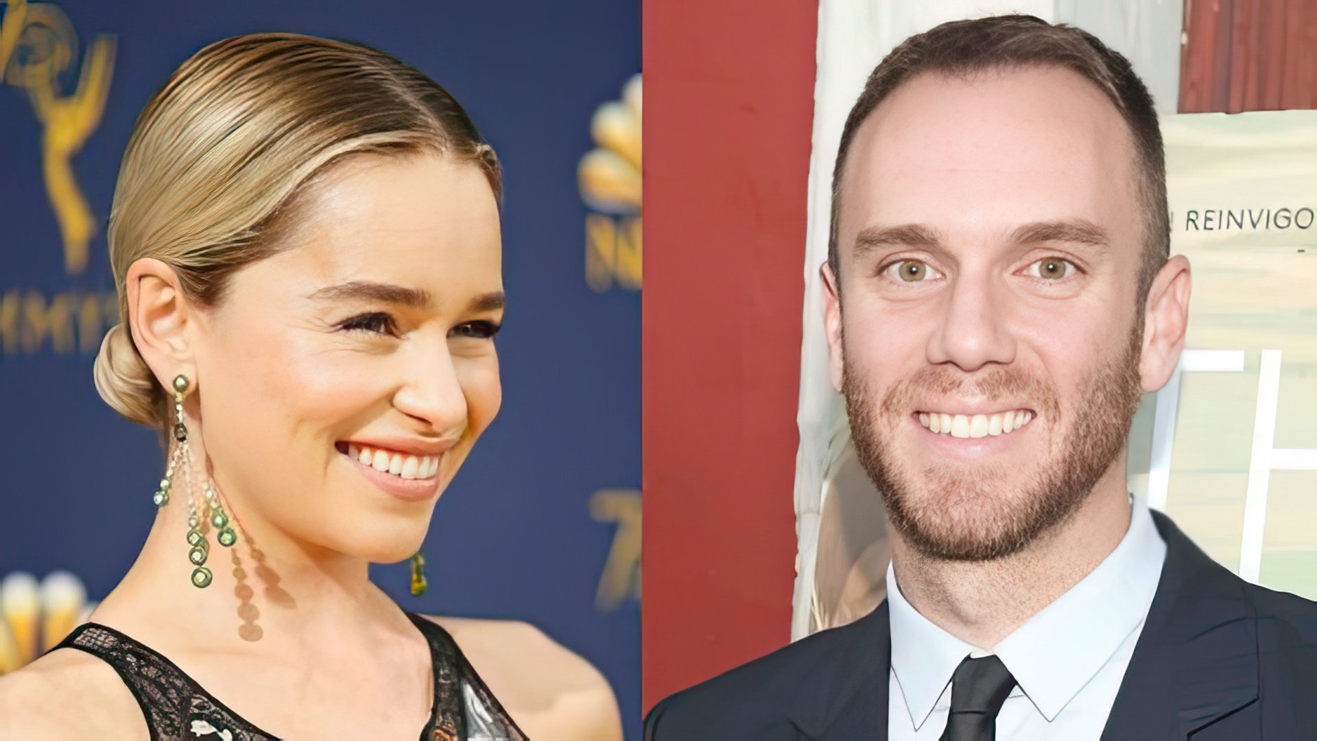 Pictured: Emilia Clarke and Charlie McDowell