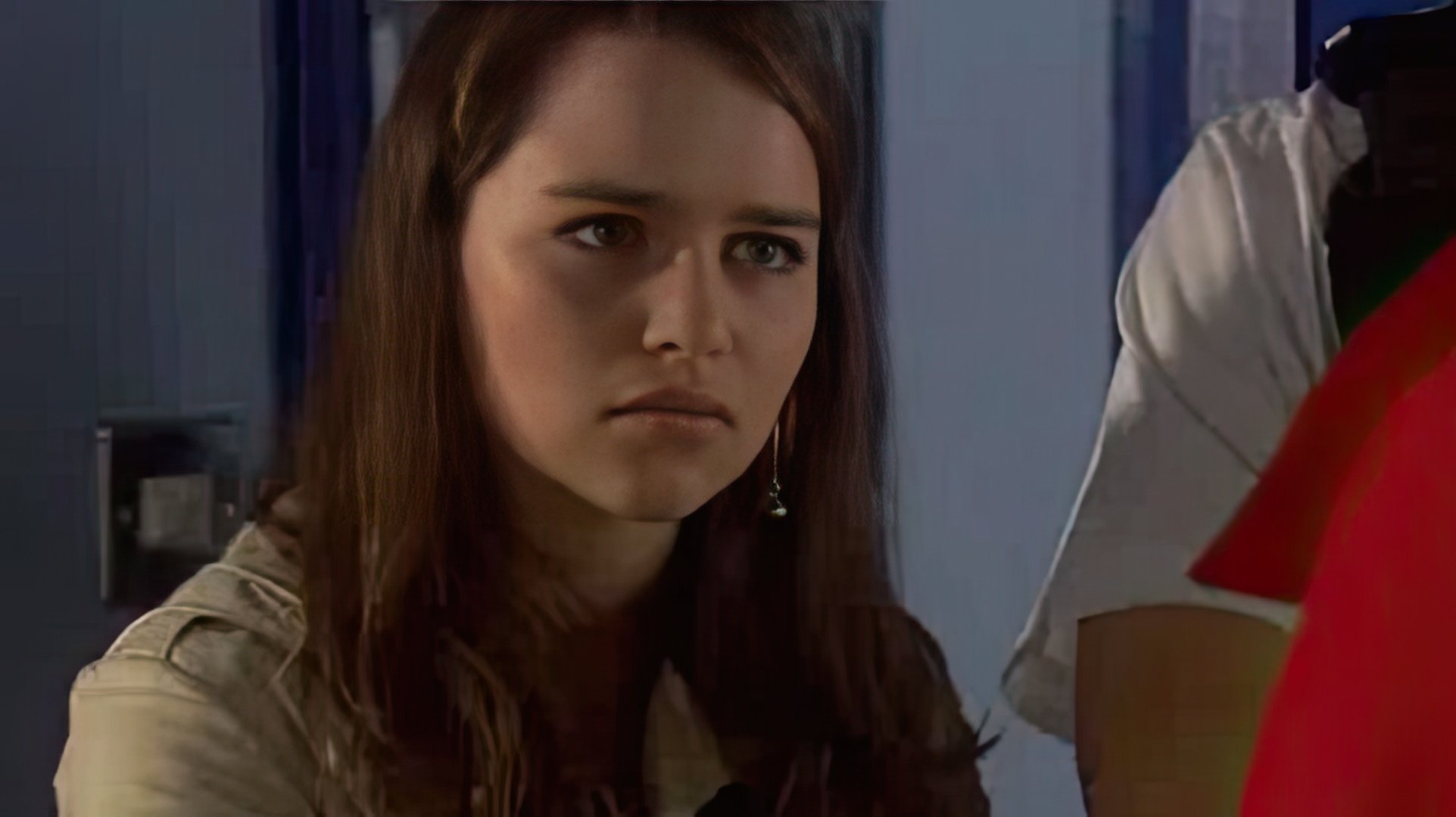 Emilia Clarke's first screen role in the TV series "Doctors"
