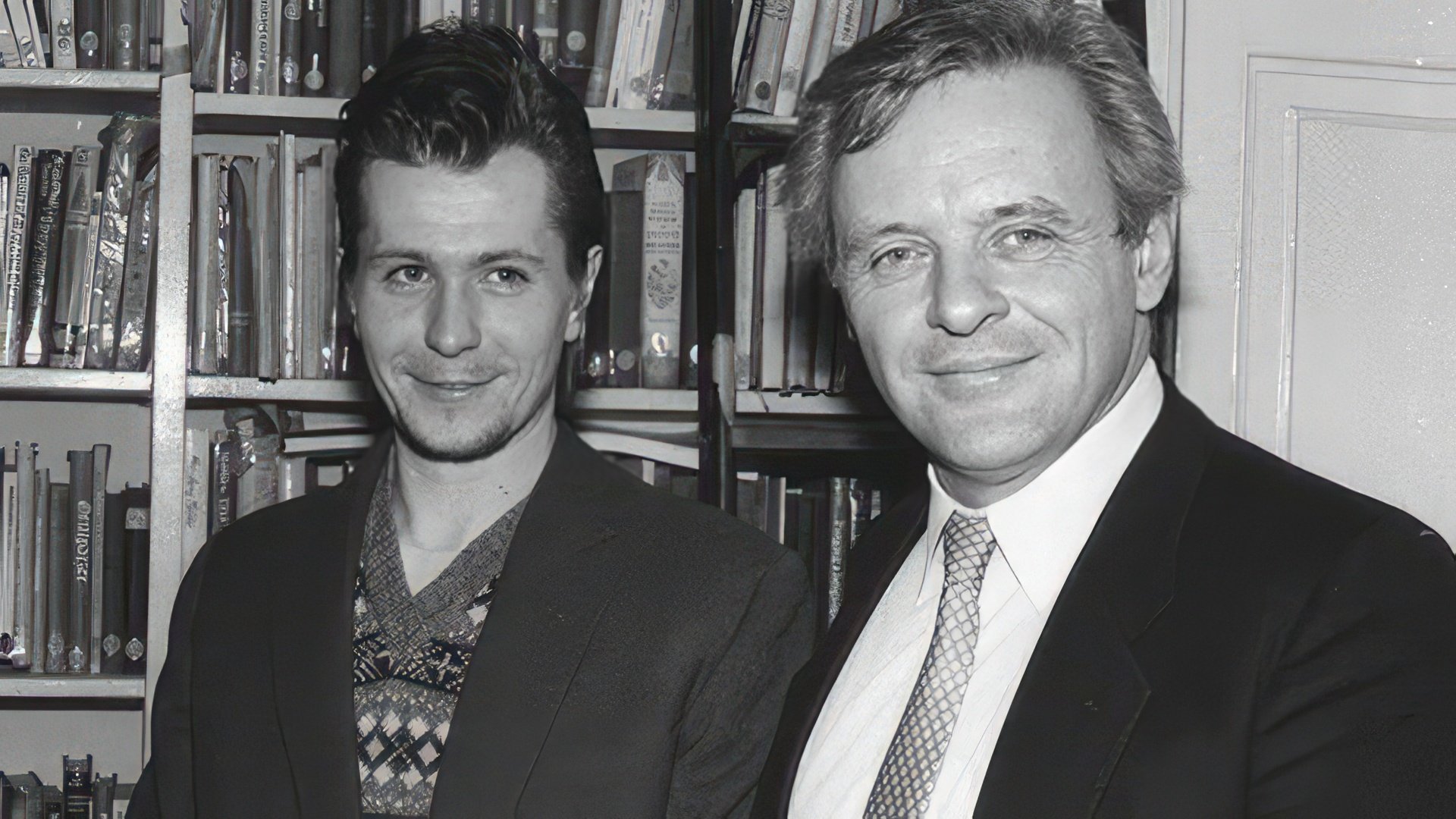 Young Gary Oldman and Anthony Hopkins