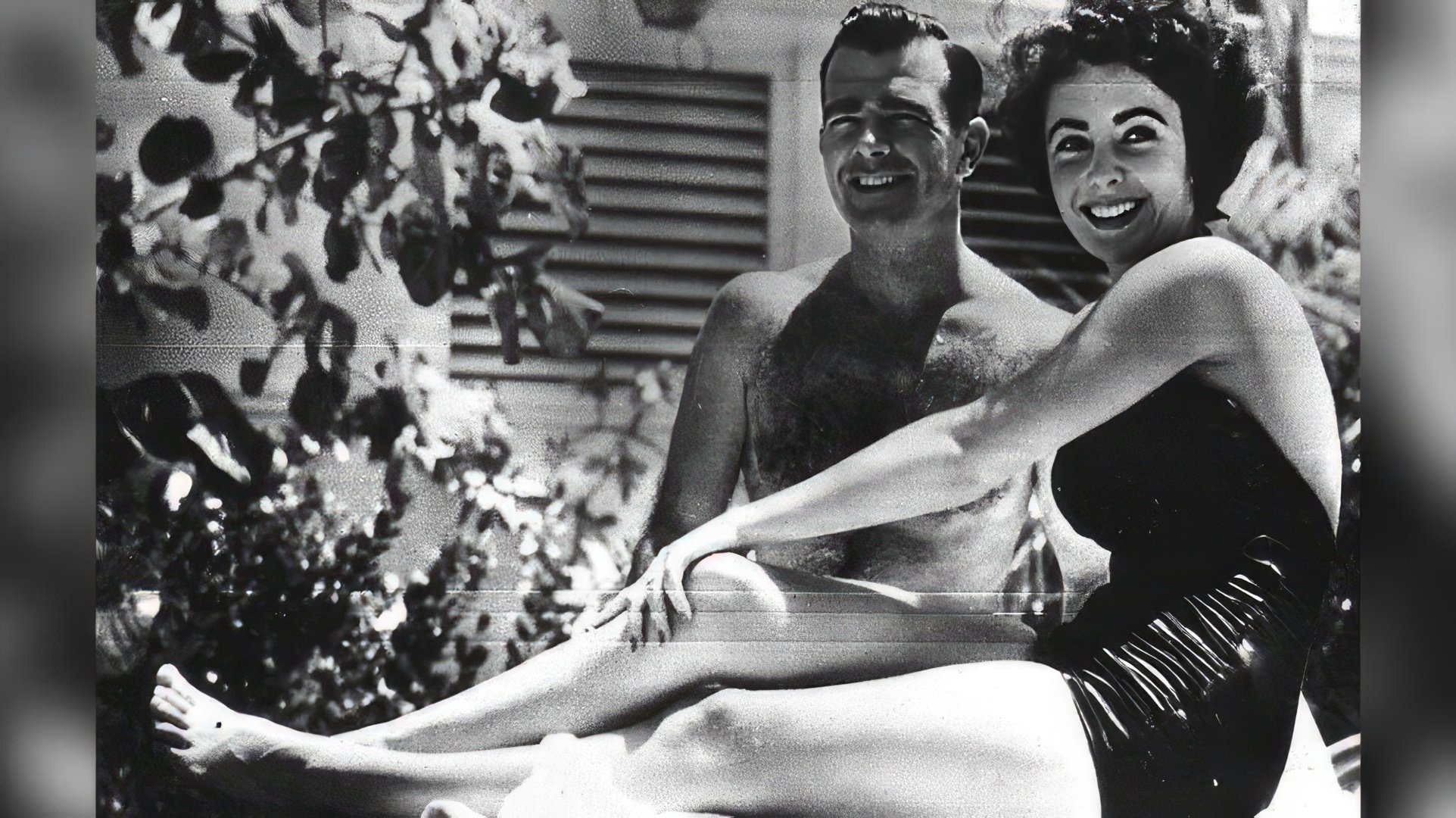 17-year-old Elizabeth Taylor and William Pauly, whose courtship she rejected