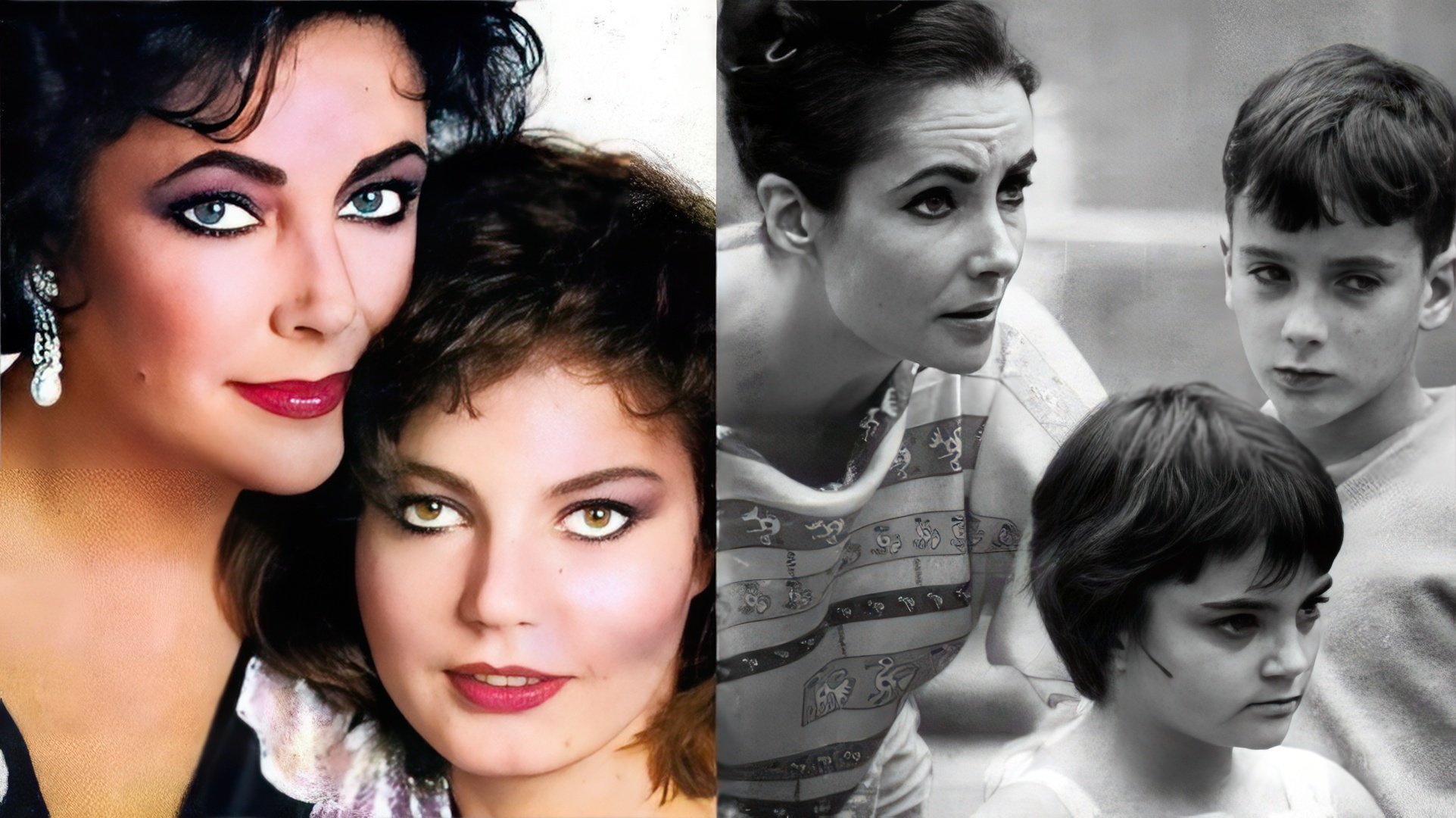 Elizabeth Taylor and her daughter Lisa Todd