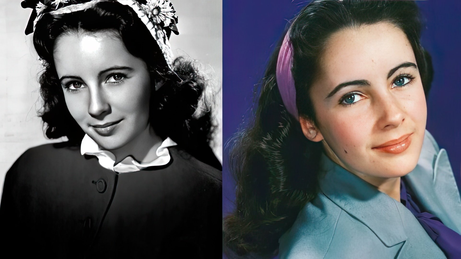 Elizabeth Taylor in her youth