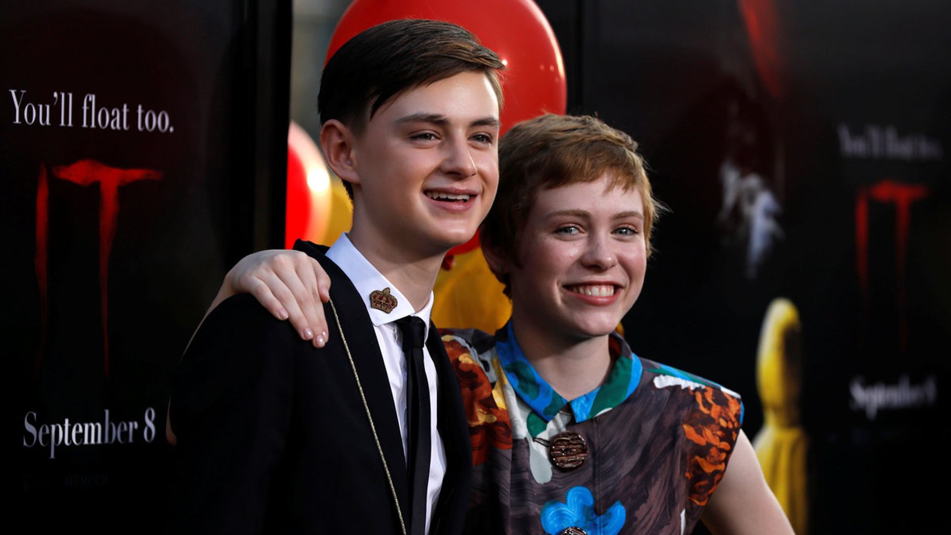 Sofie Lillis and Jaeden Martell