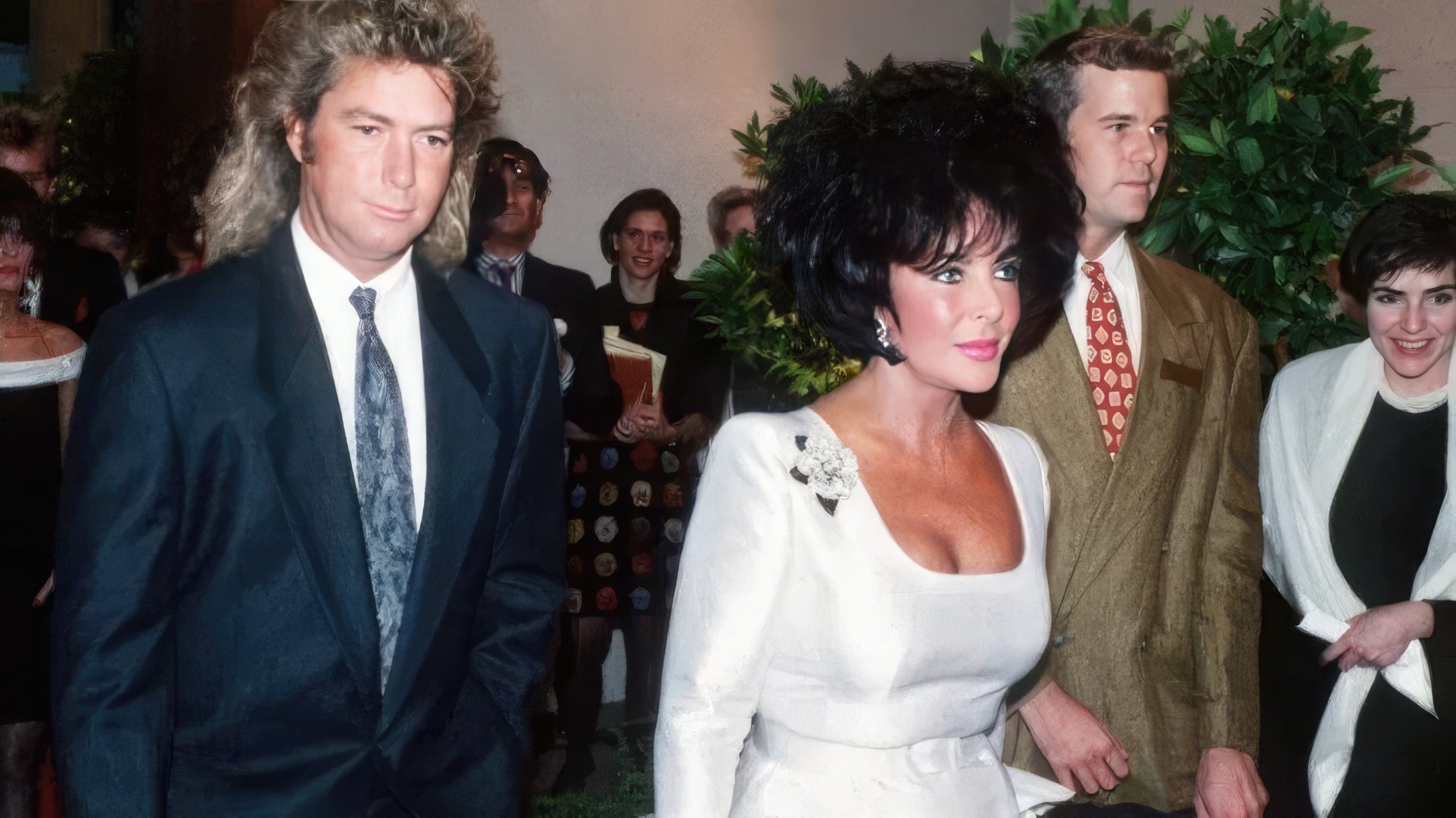 The wedding of Elizabeth Taylor and Larry Fortensky