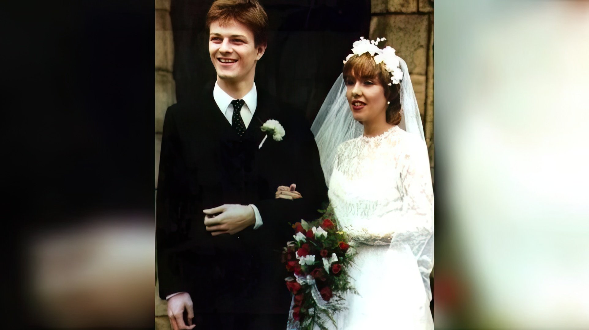 Sean Bean's wedding to Deborah James