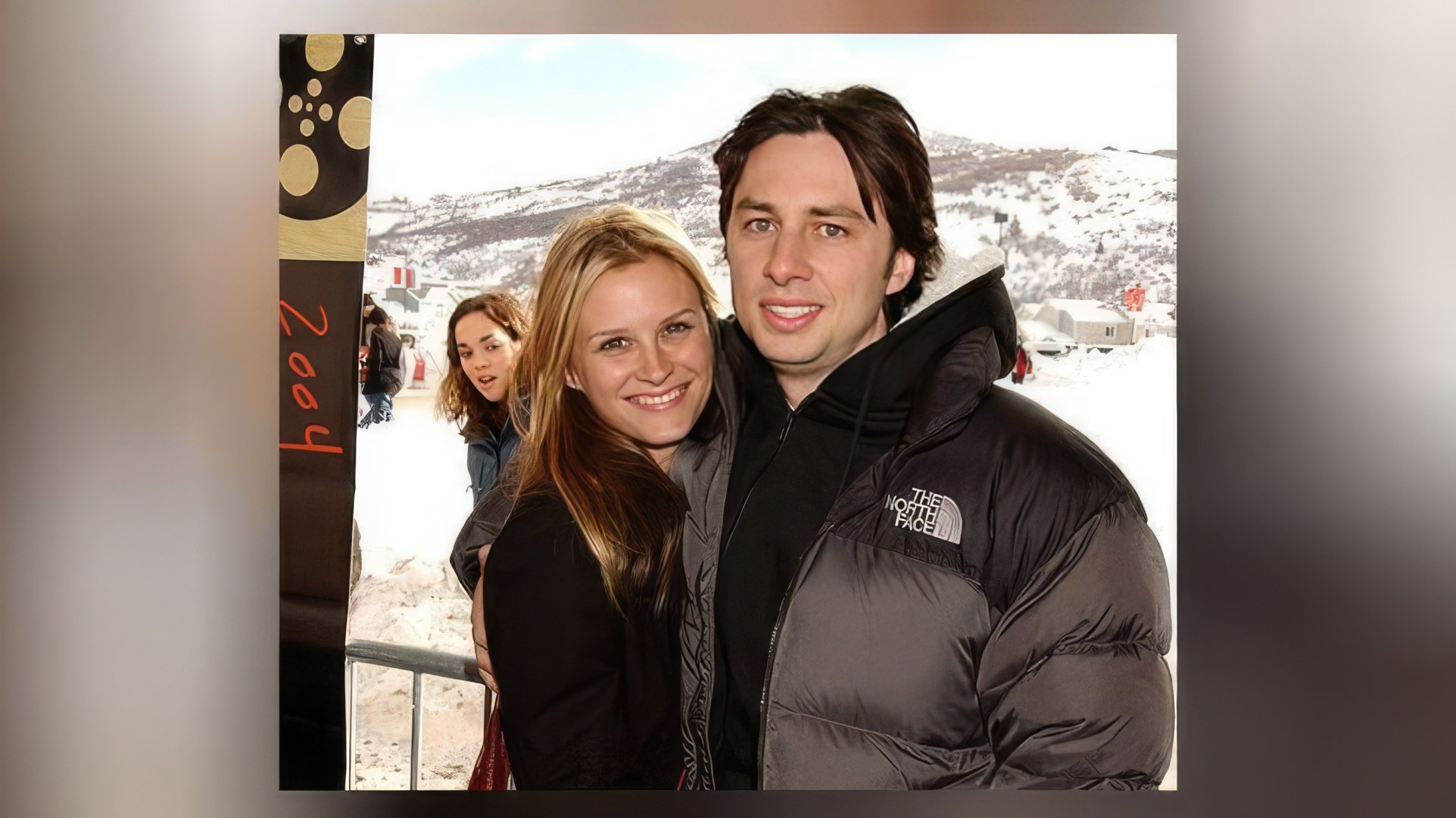 Zach Braff and Bonnie Sommerville
