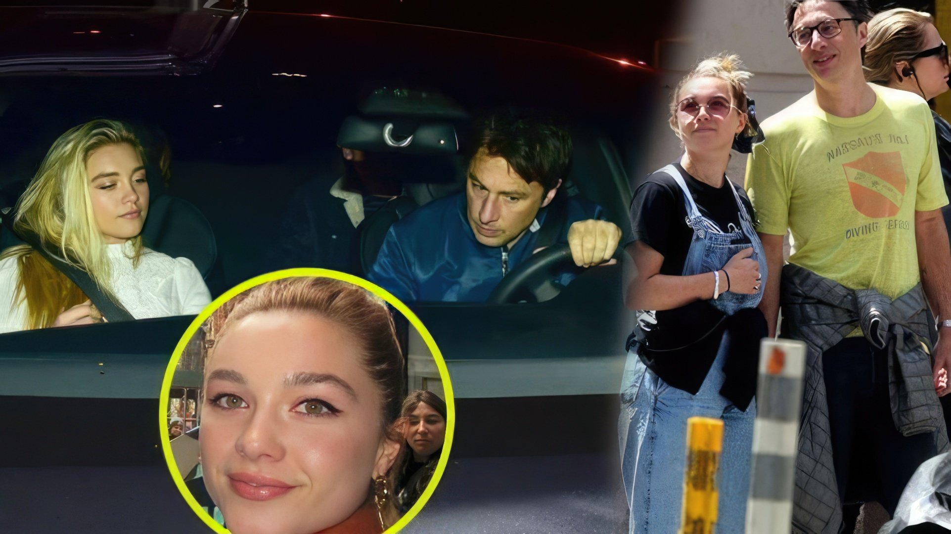 Zach Braff and Florence Pugh