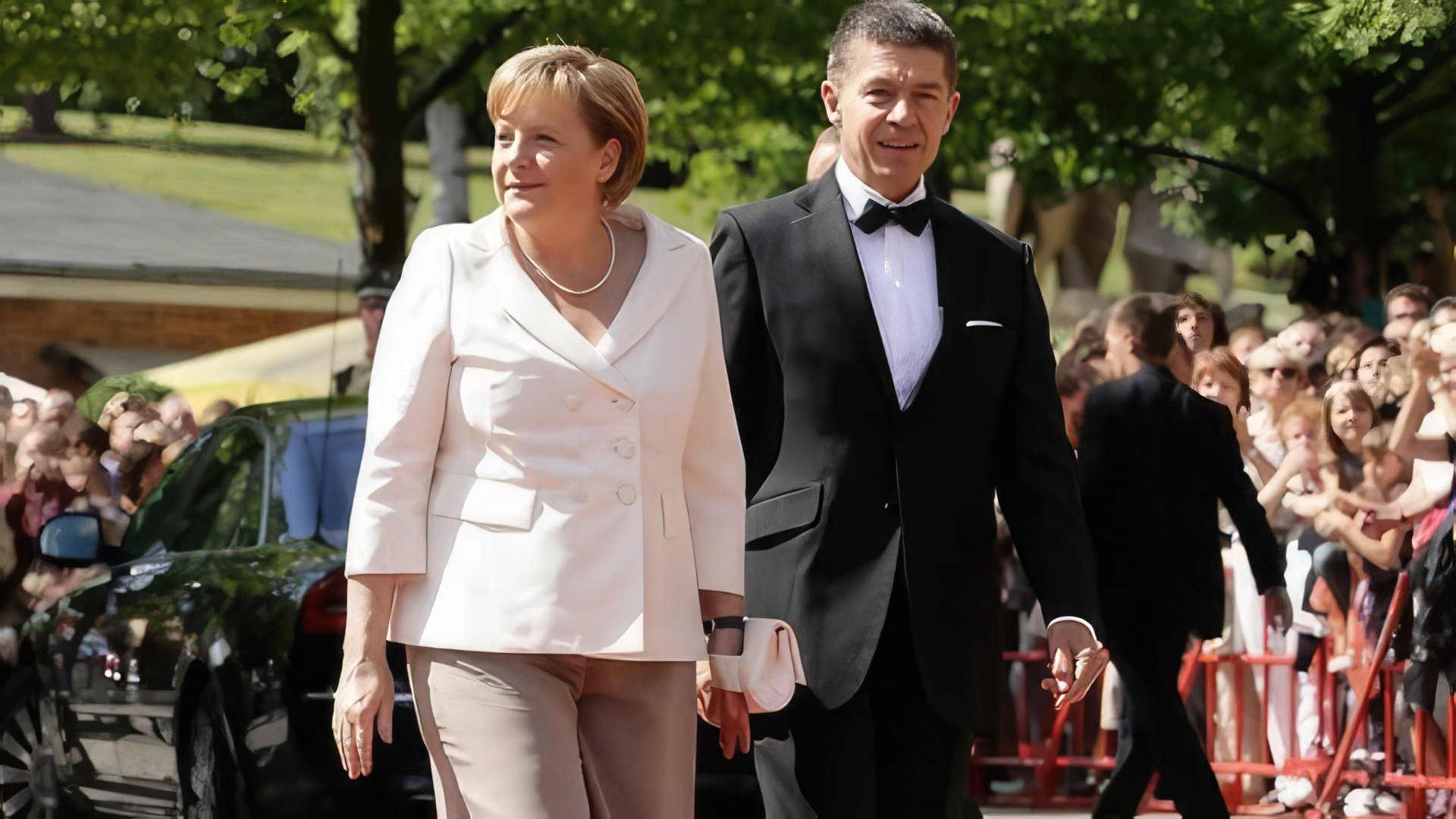 Angela Merkel and Joachim Sauer