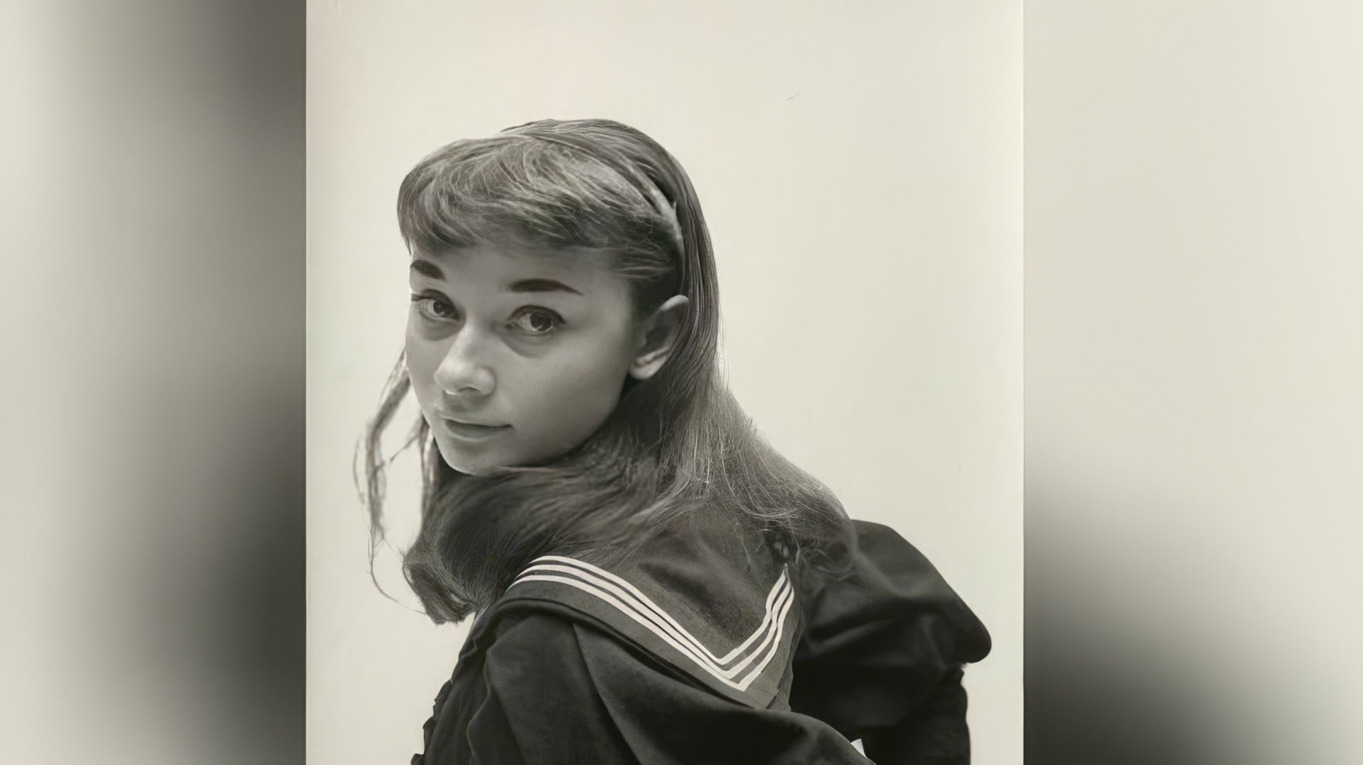 Audrey Hepburn in school years