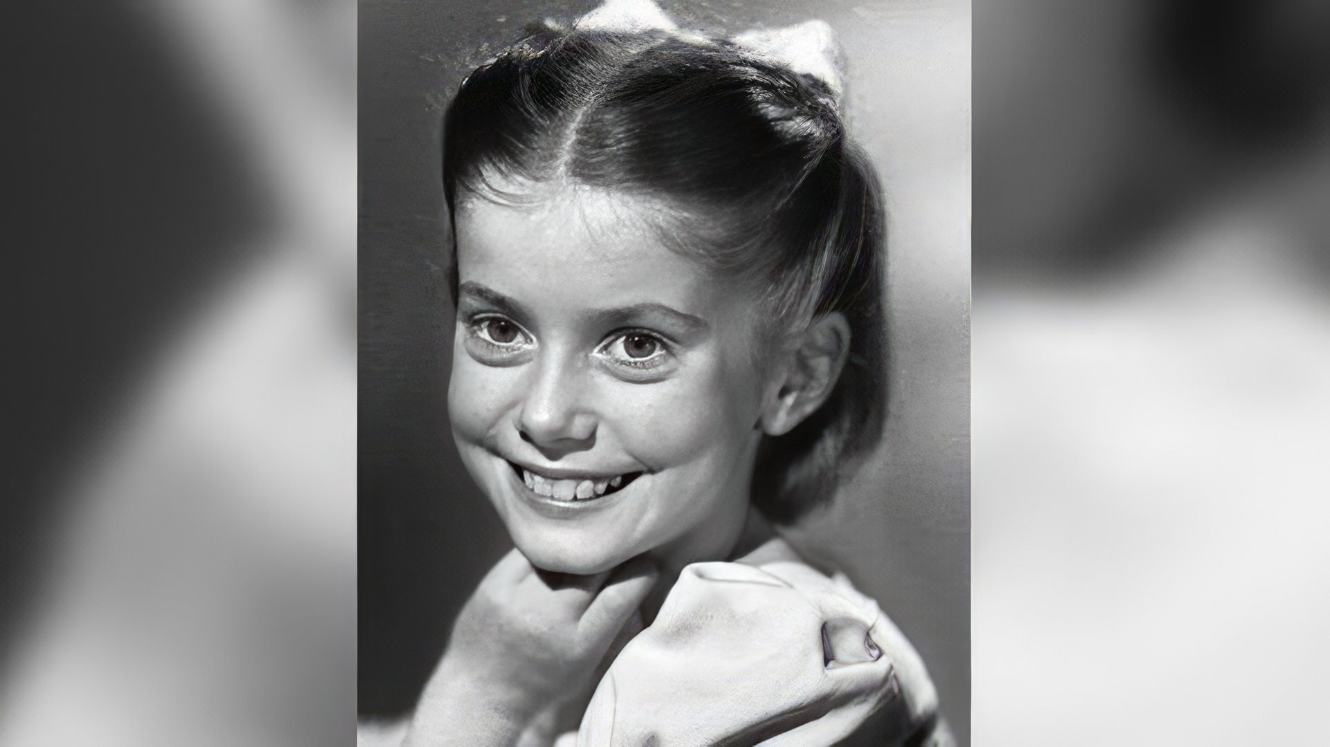 Catherine Deneuve as a child